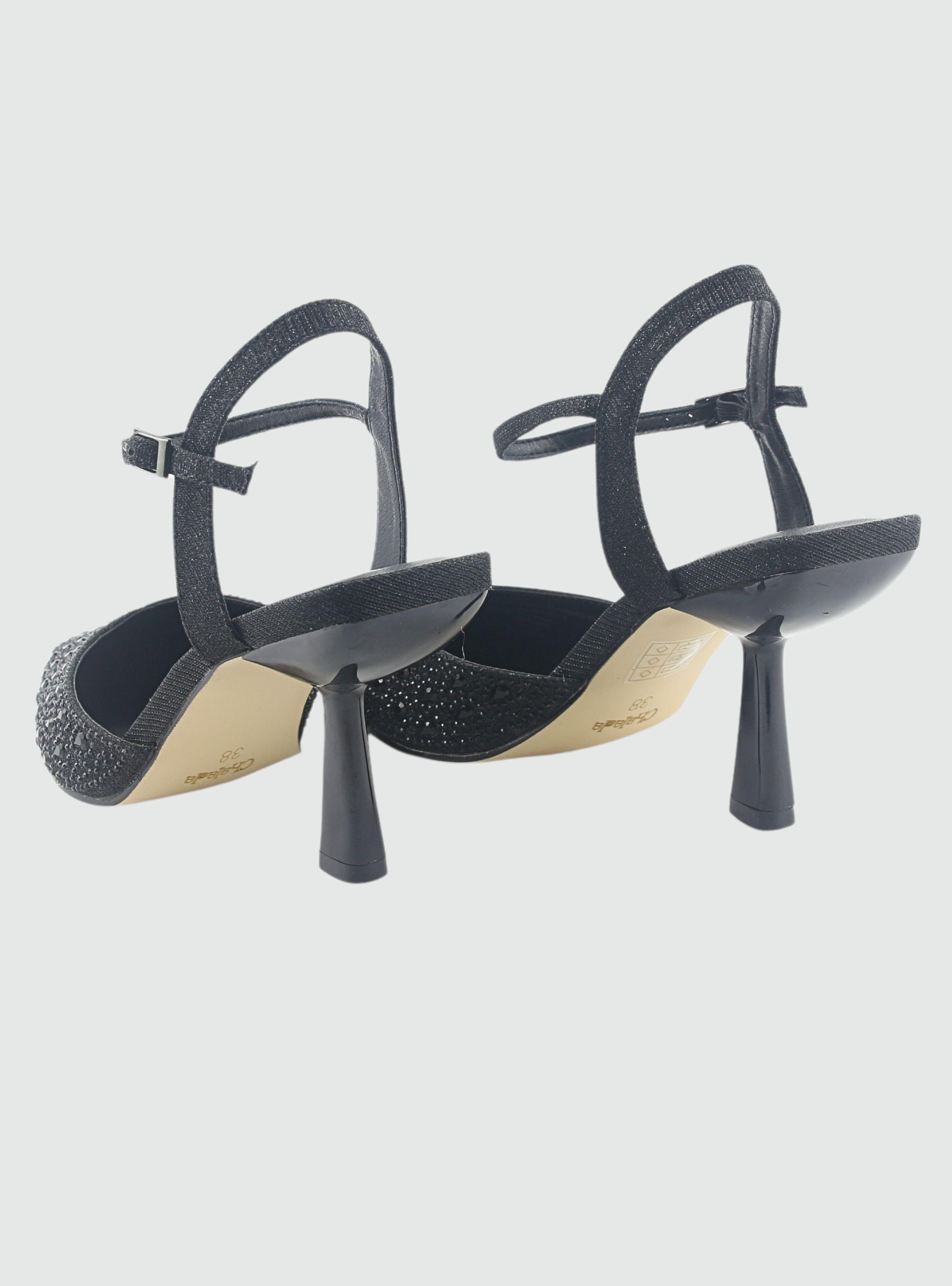 Zapato Negro de Mujer con Taco Rebi-1-5