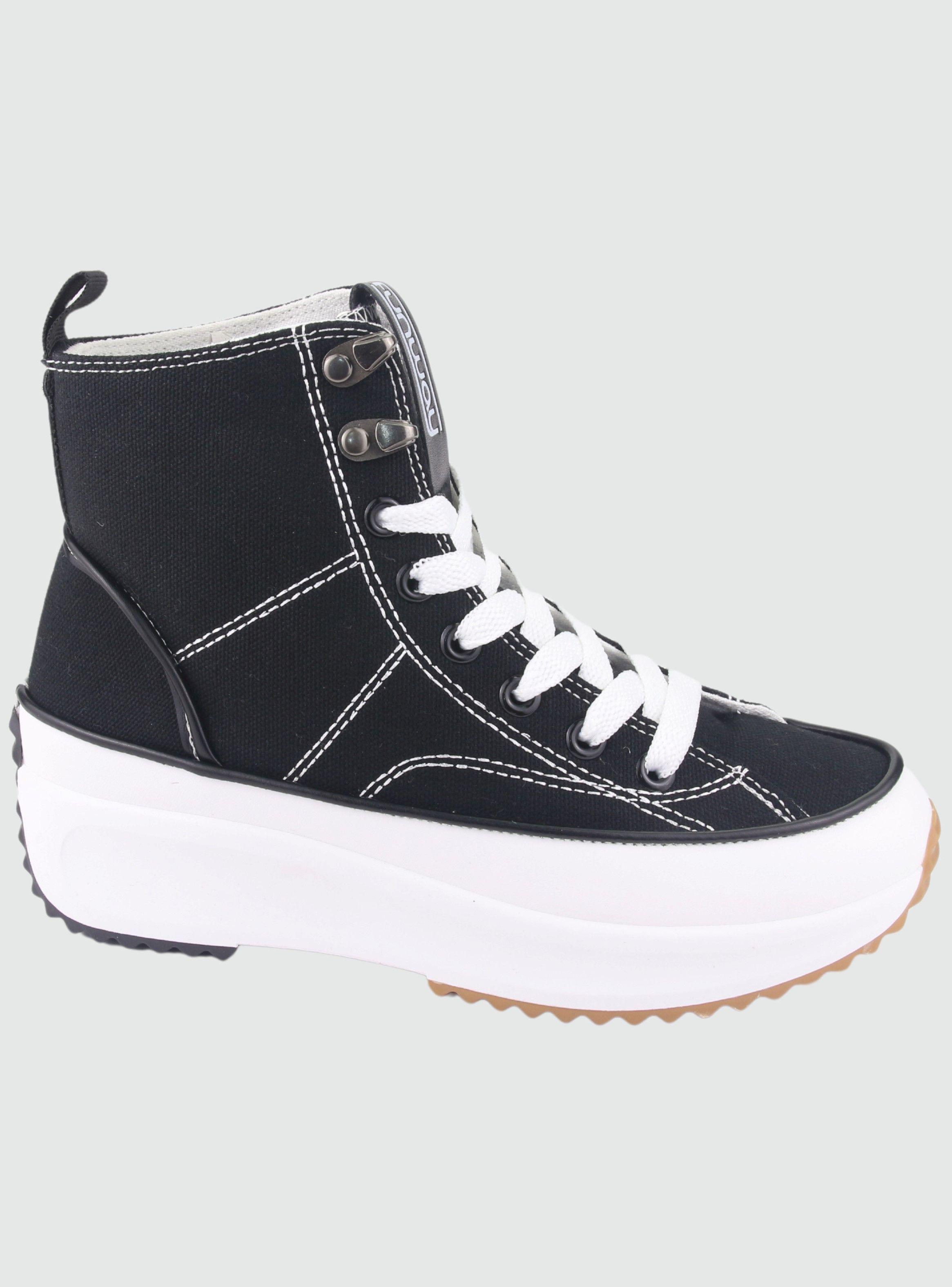 Zapatilla Funway Mujer Biggerh-3 Negro Urbano-0