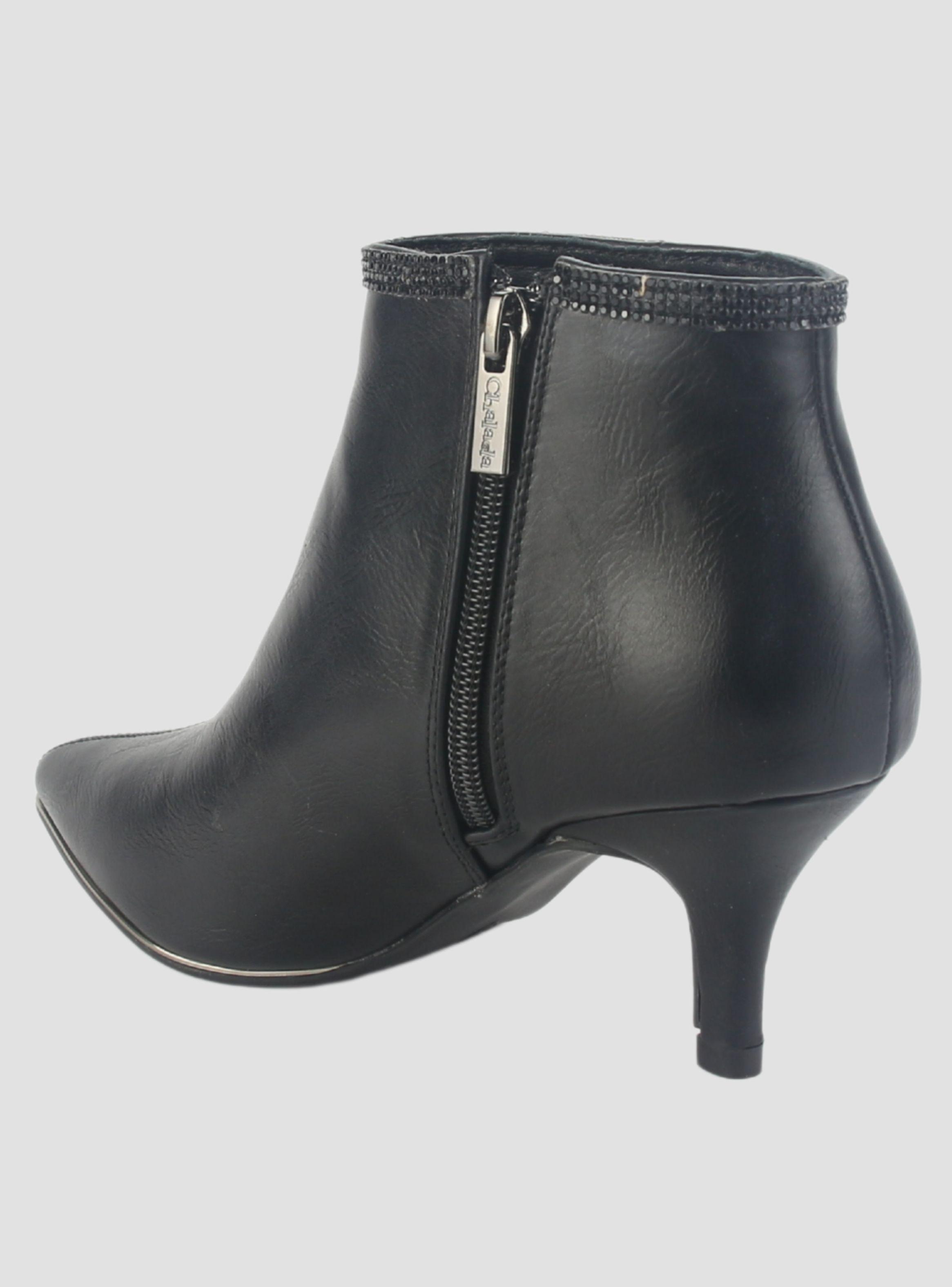 Botin Chalada Mujer Plos-66 Negro Casual-3