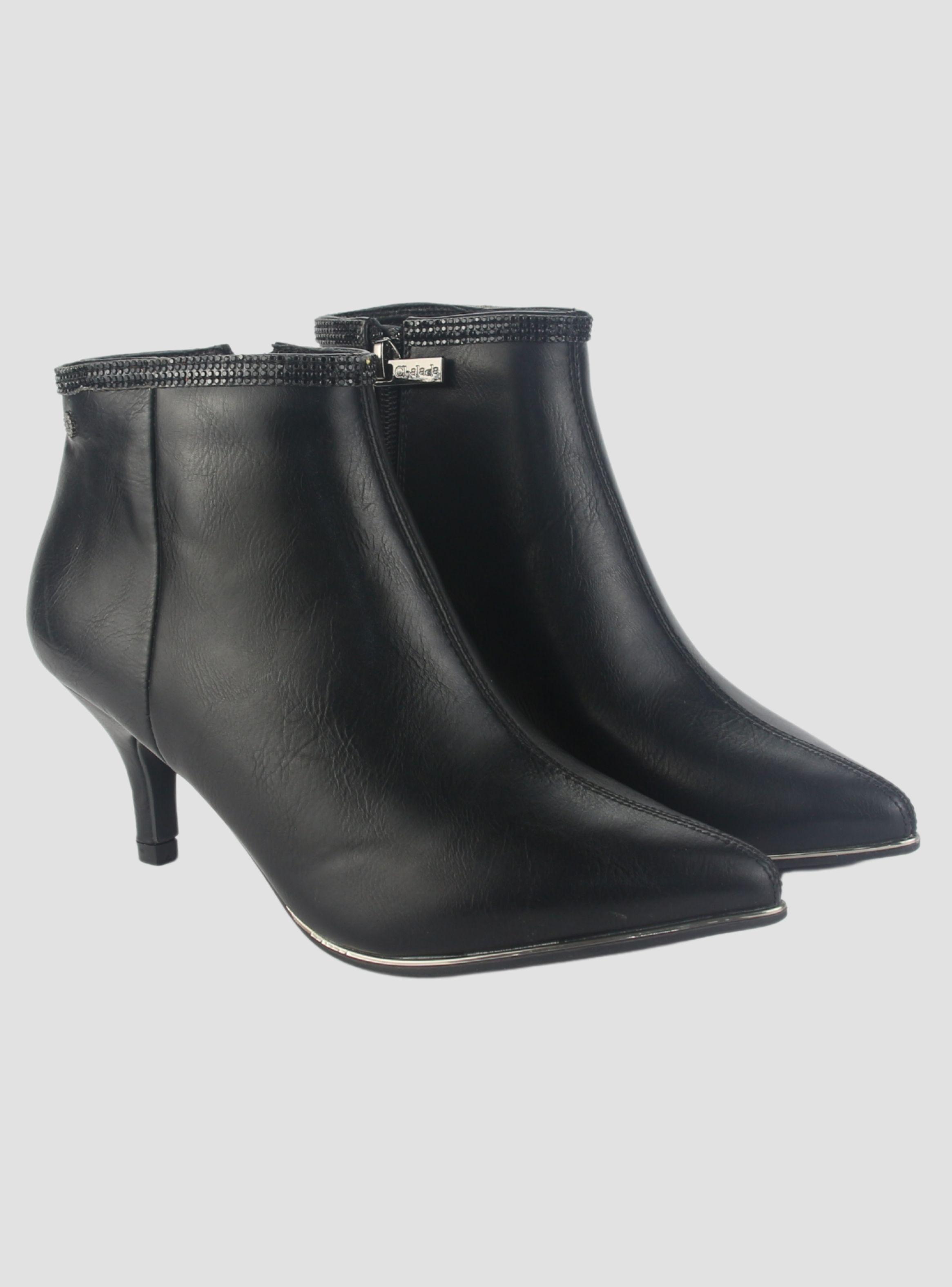 Botin Chalada Mujer Plos-66 Negro Casual-4