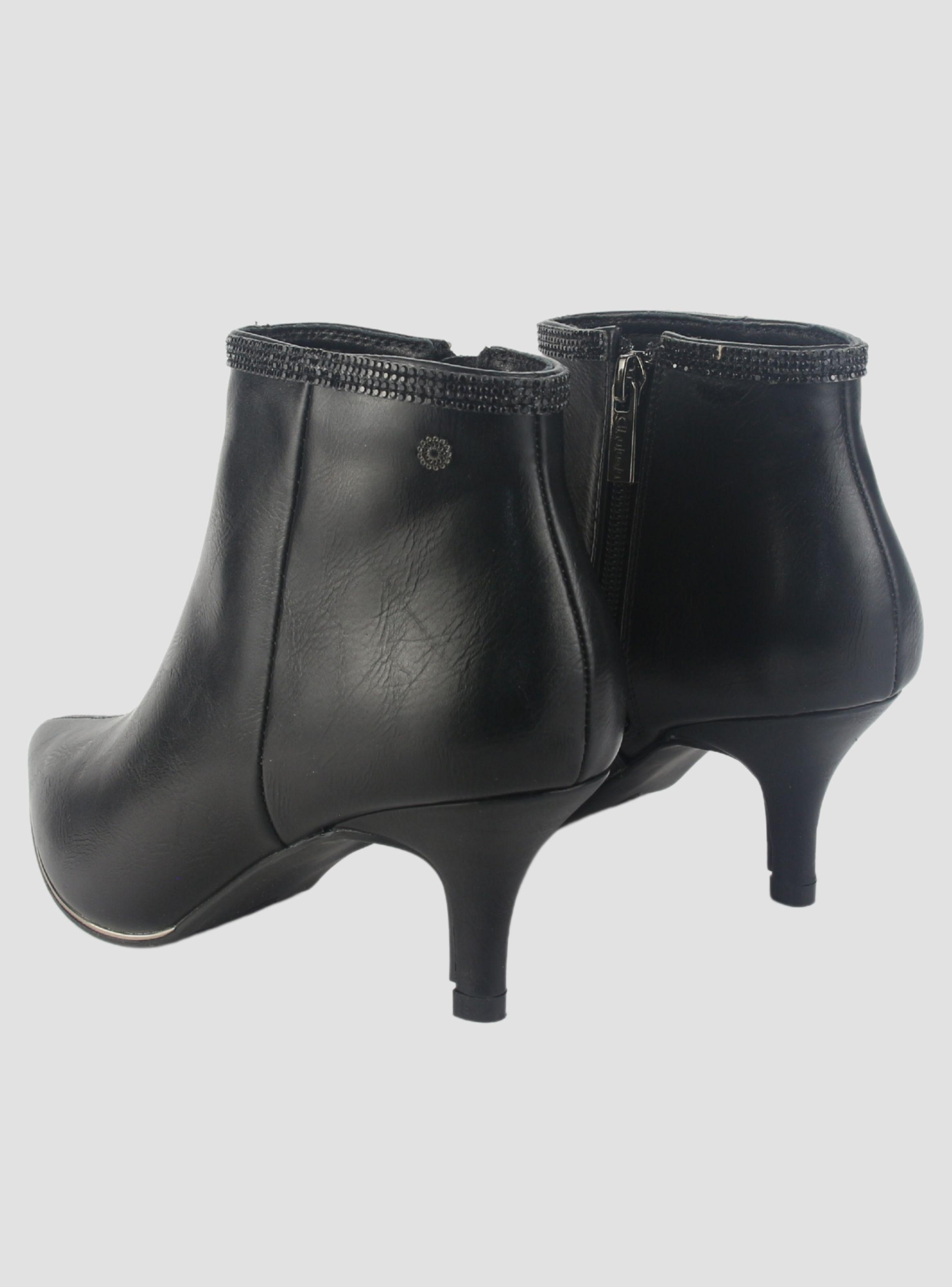 Botin Chalada Mujer Plos-66 Negro Casual-5