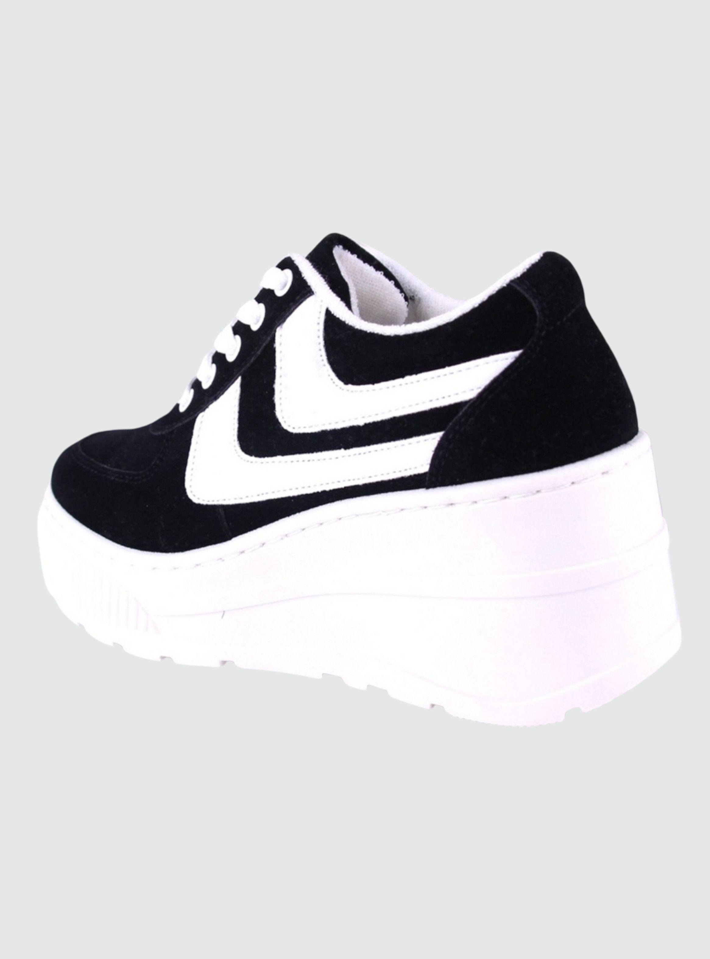 Zapatilla Chalada Mujer Gosex-1 Negro Plataforma-1