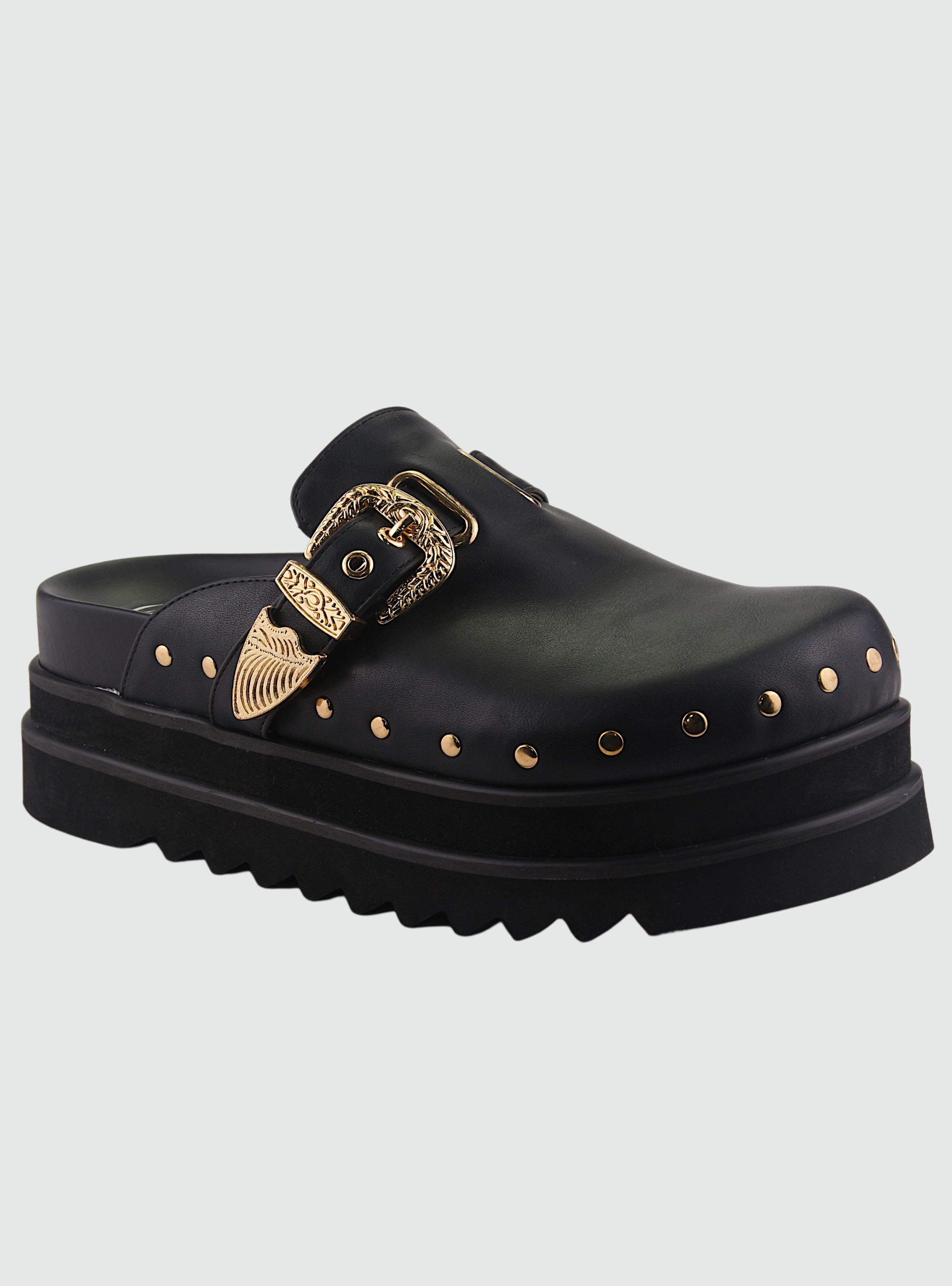 Zapato Chalada Mujer Vex-1 Negro Plataforma-0