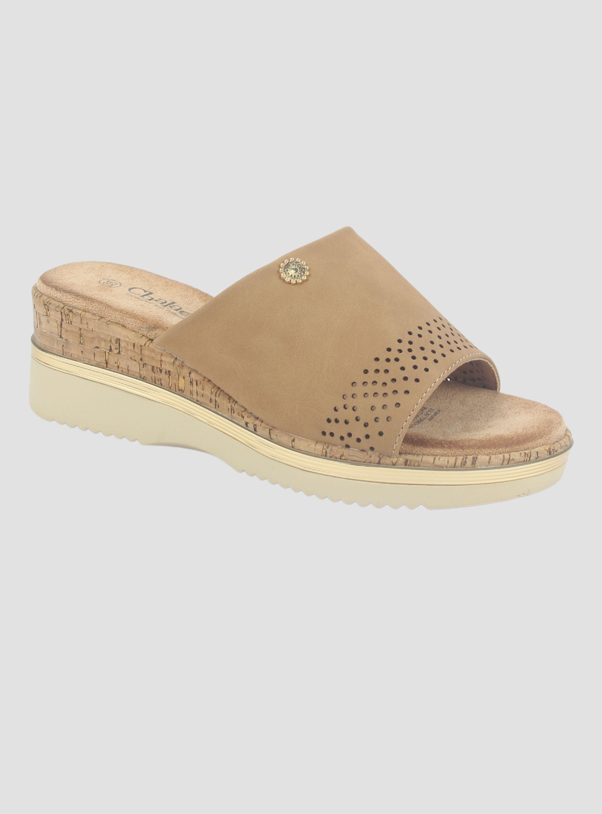 Sandalia Chalada Mujer Tera-1 Beige Plataforma-2