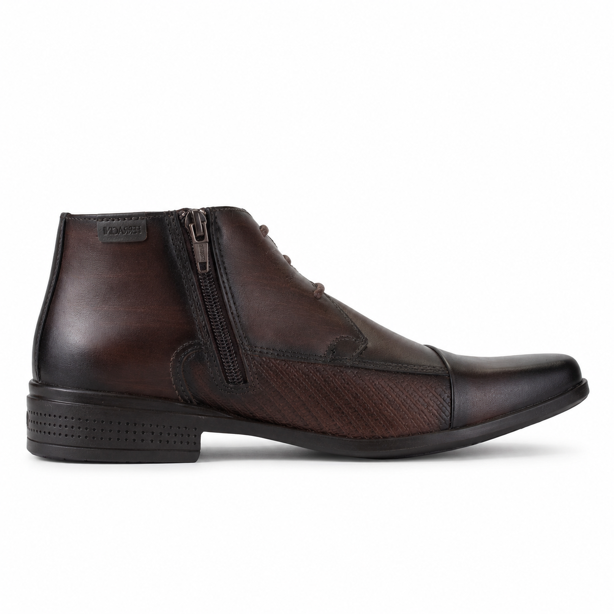 Botin Ferracini Hombre 4363 Frankfurt Tostado Casual-0