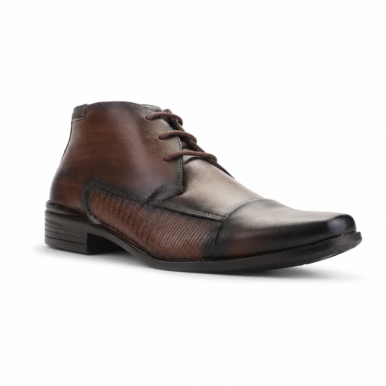 Botin Ferracini Hombre 4363 Frankfurt Tostado Casual-2