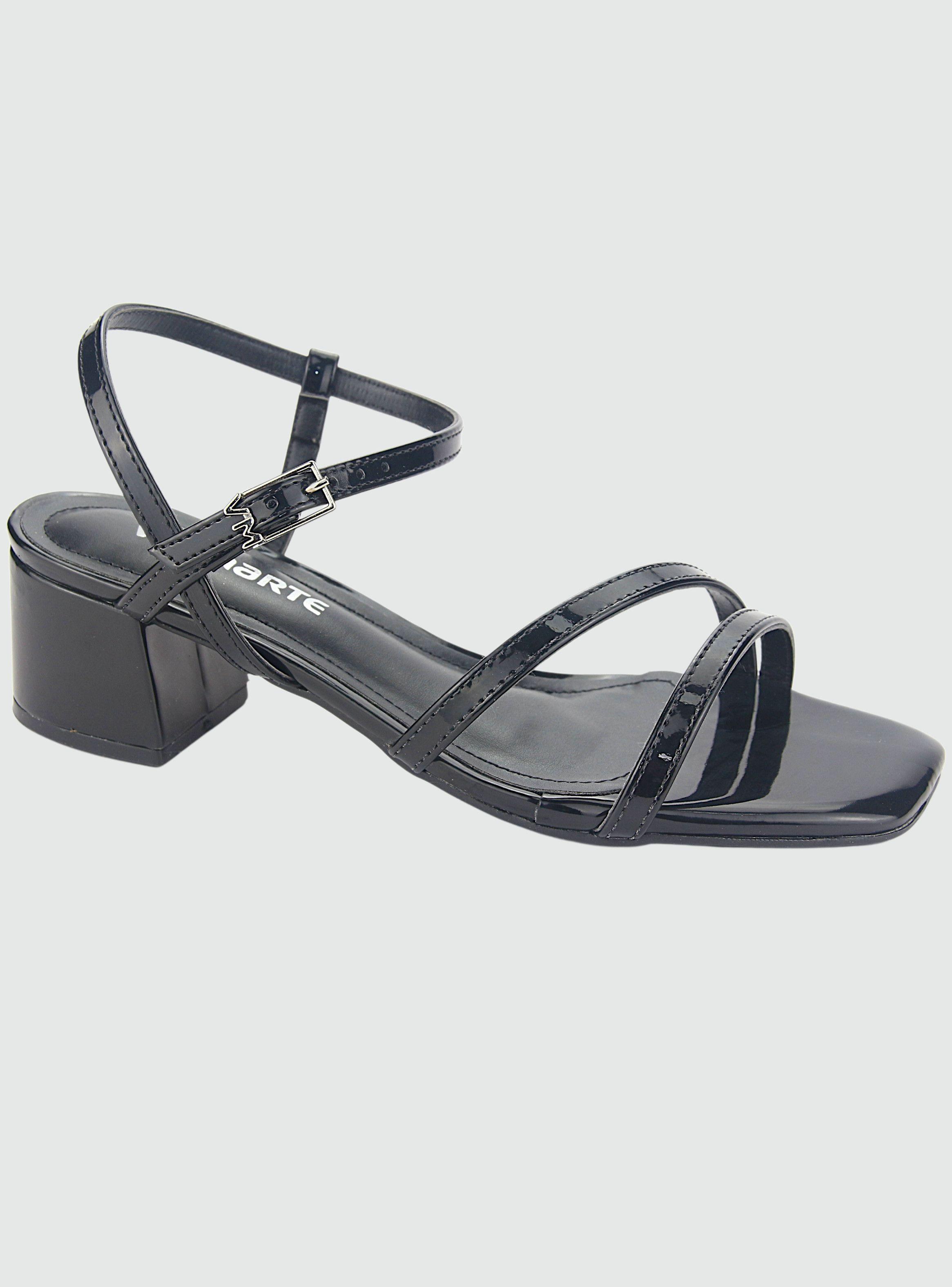 Sandalia Via Marte Mujer 23-9801 V Preto Casual-0