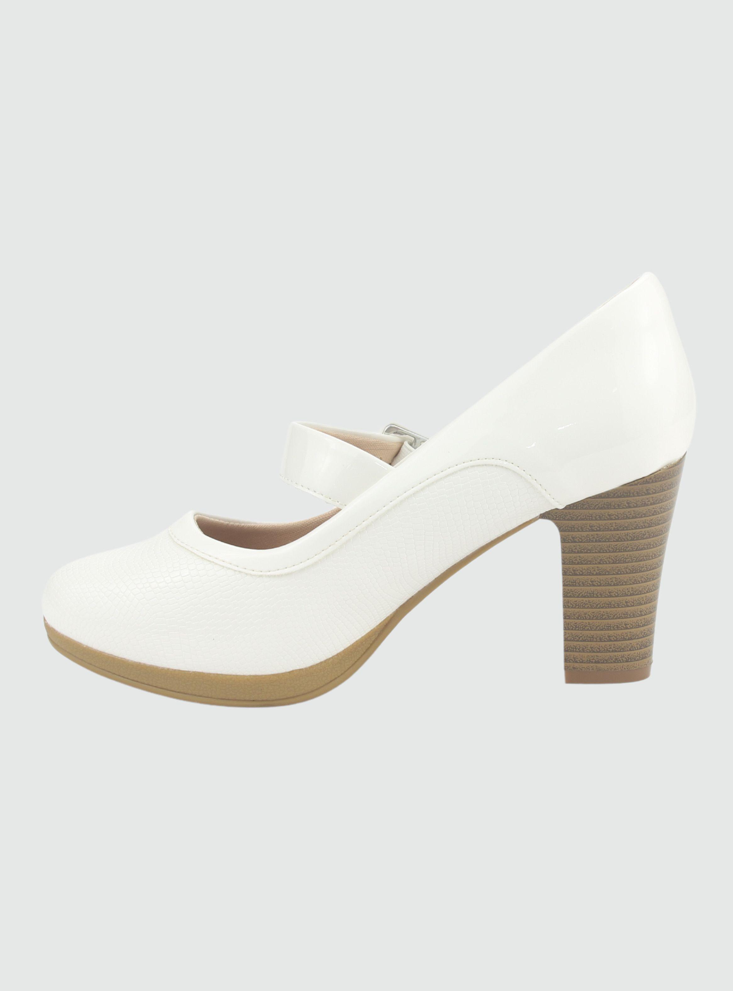 Zapato Chalada Mujer Dilly-10 Blanco Casual-1