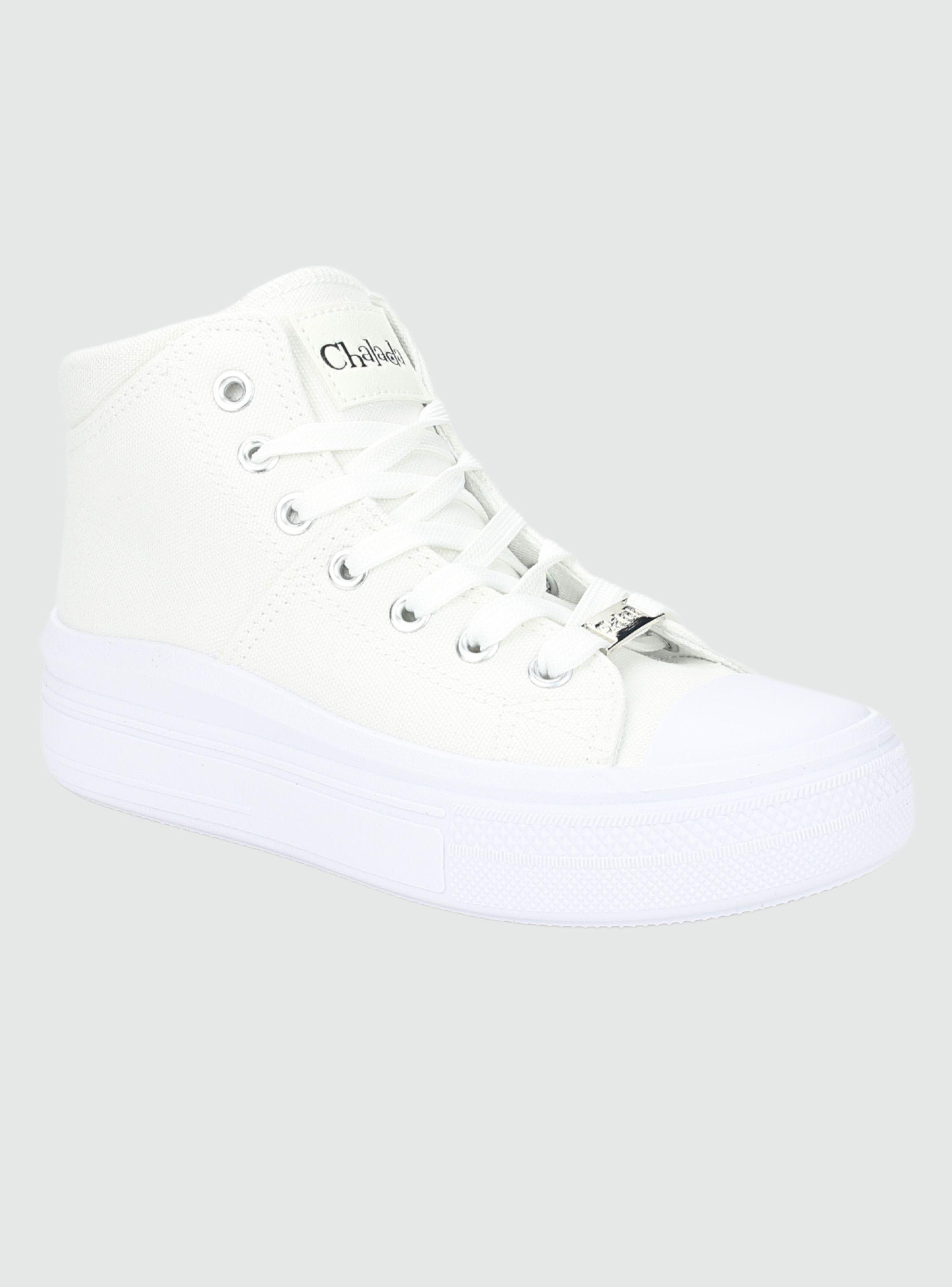 Zapatilla Chalada Mujer Clu-15 Blanco Urbano-2