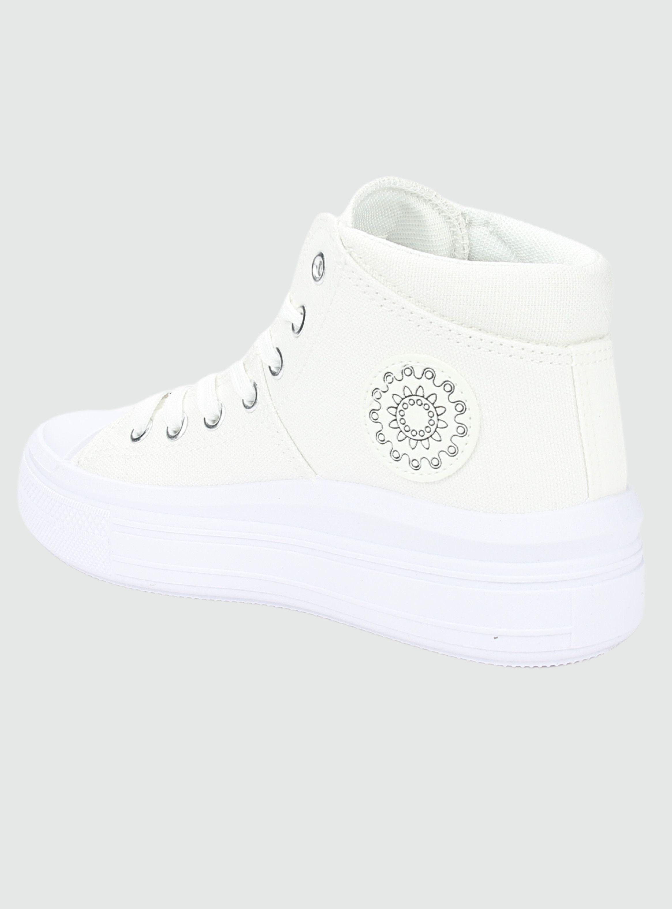 Zapatilla Chalada Mujer Clu-15 Blanco Urbano-3
