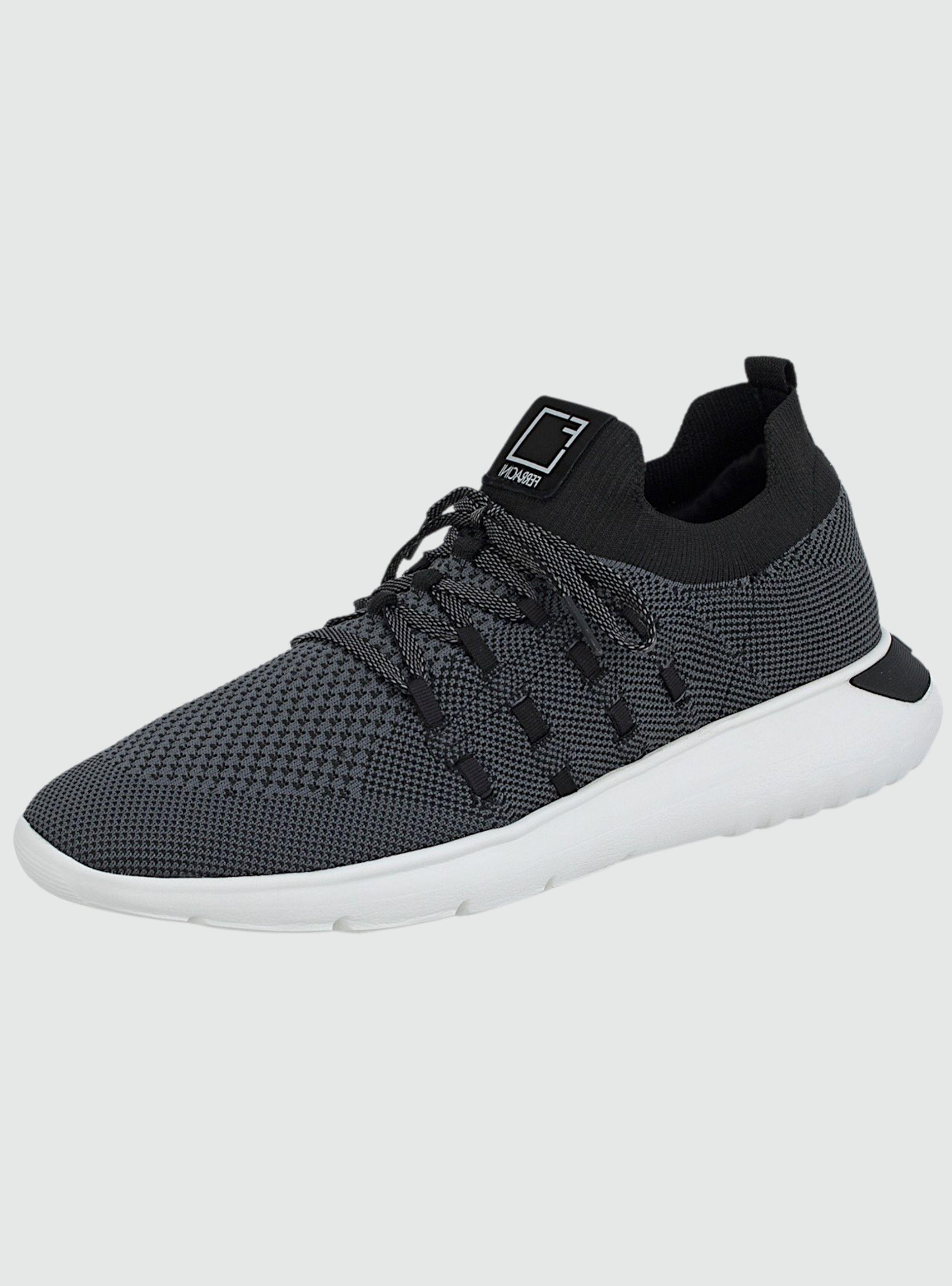 Zapatilla Ferracini Hombre 9250 Negro Urbano-0