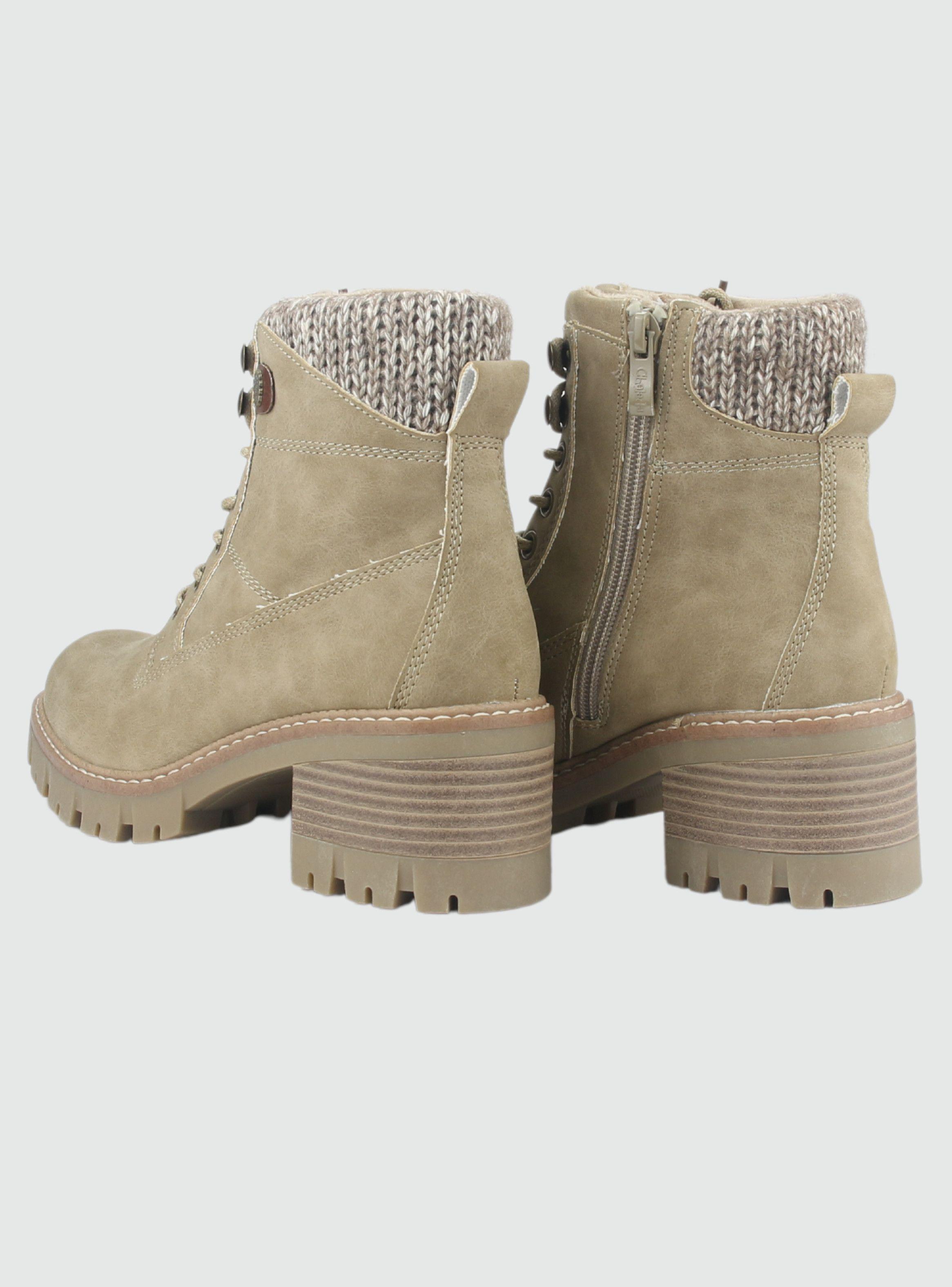 Botin Chalada Mujer Sindy-1 Beige Casual-5