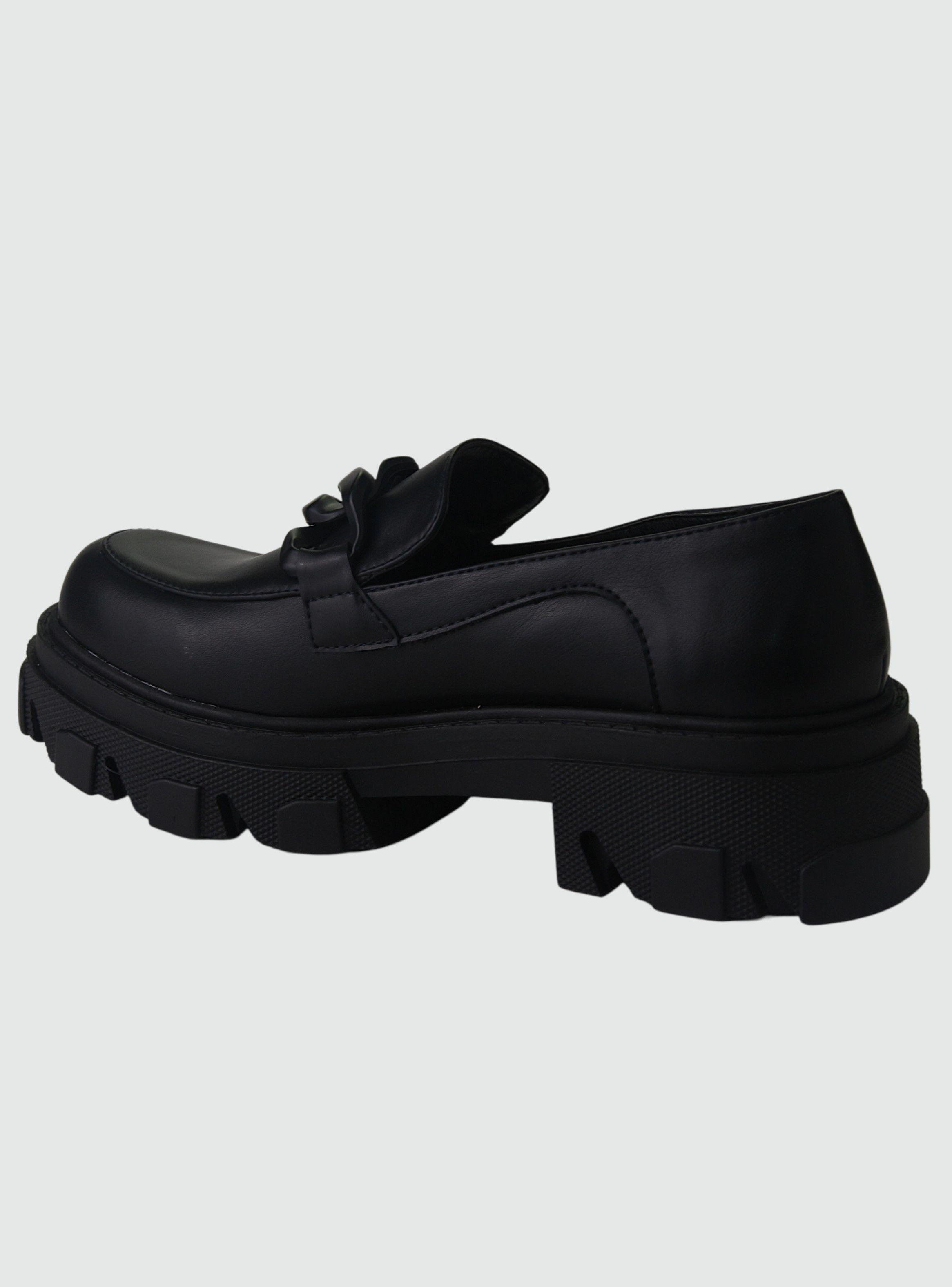 Mocasin Chalada Mujer Karl-5 Negro Casual-1