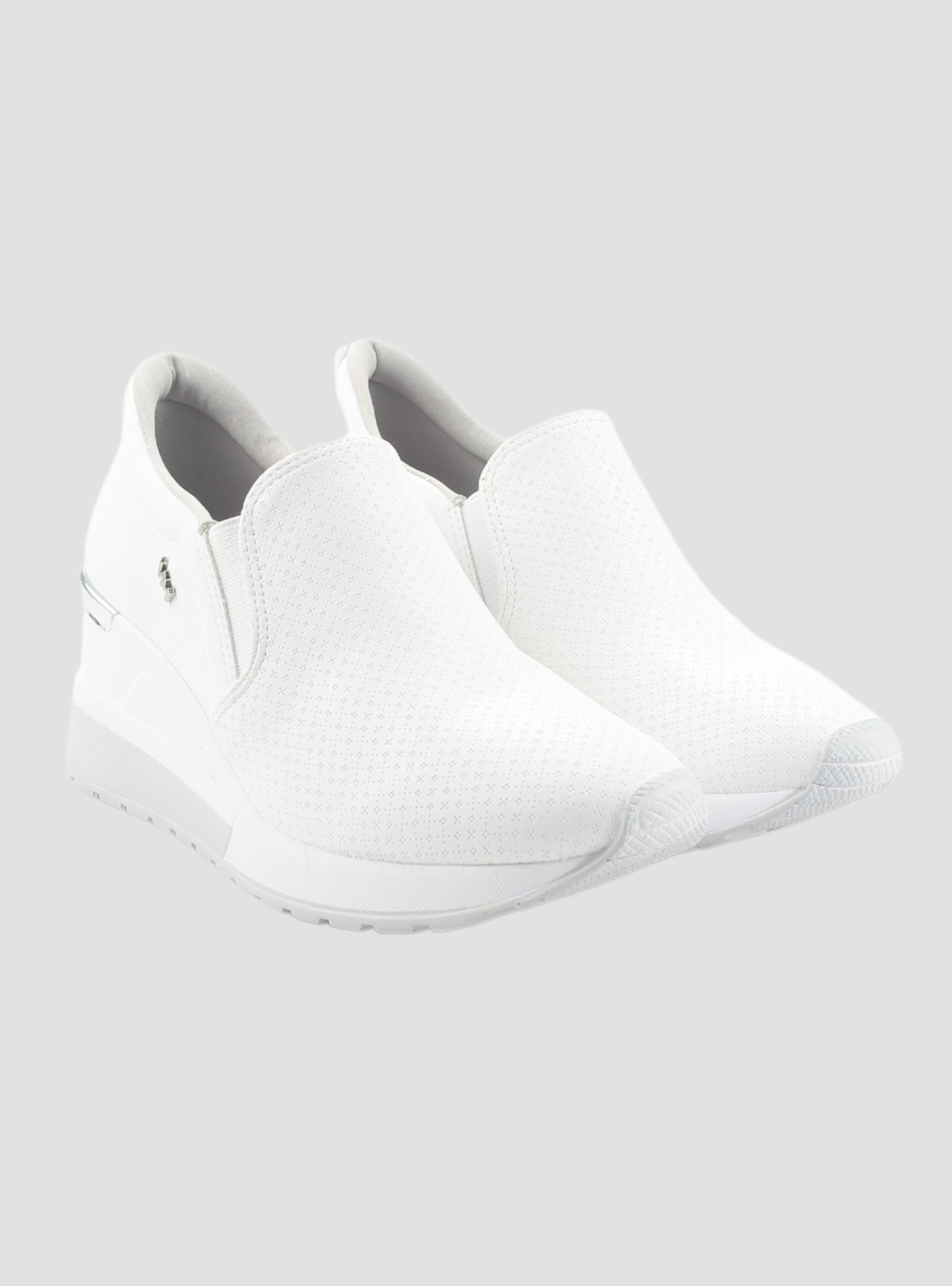 Zapatilla Via Marte Mujer 046-002-02 Blanco Casual-4