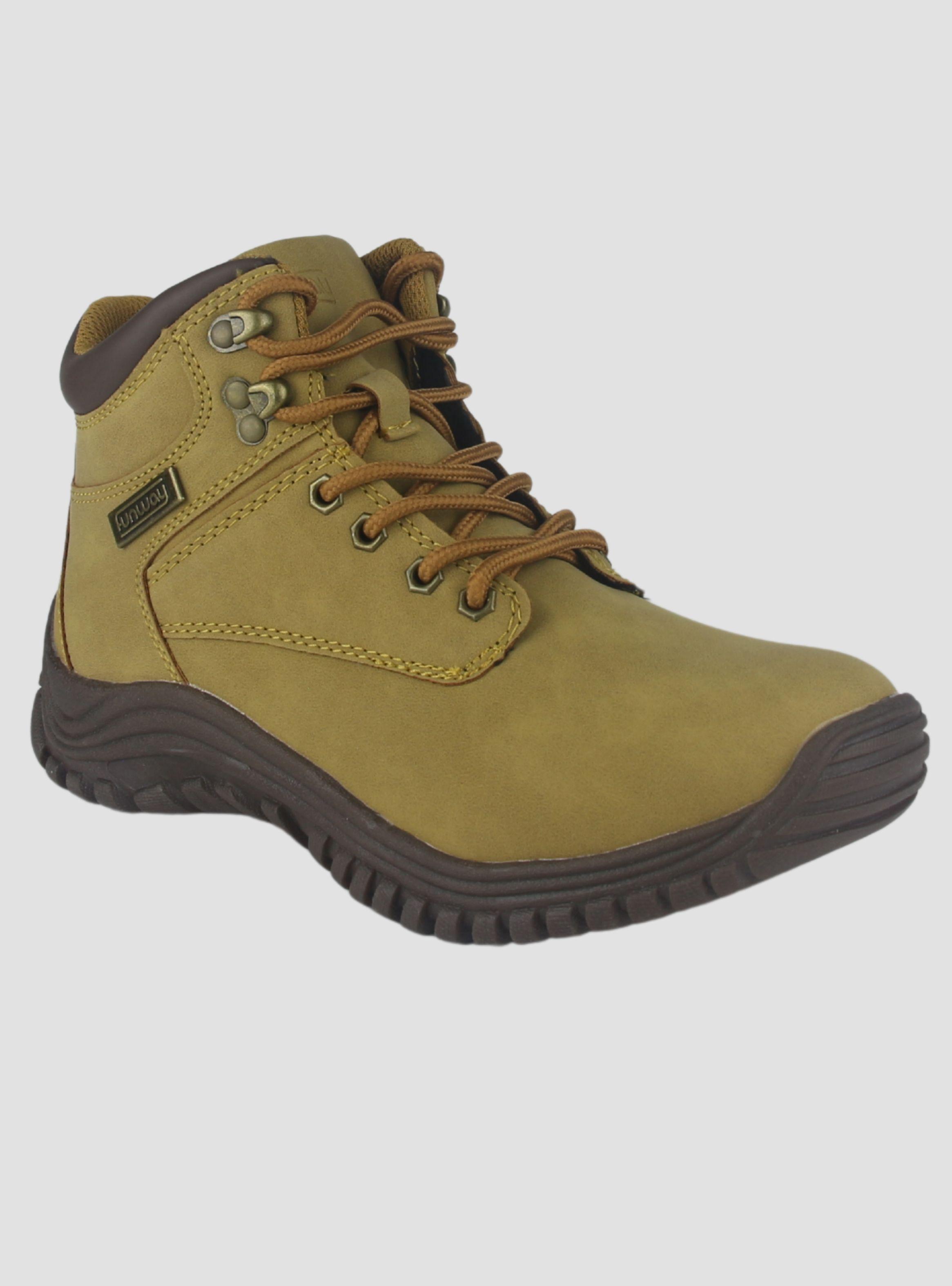 Botin Funway Mujer Snow-5 Camel Casual-2