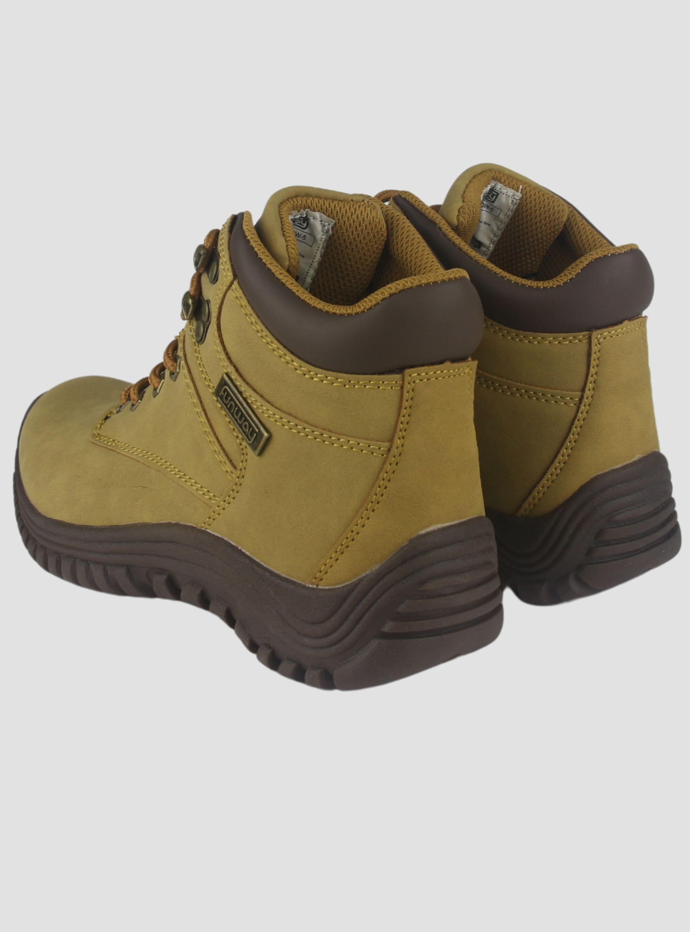 Botin Funway Mujer Snow-5 Camel Casual-5