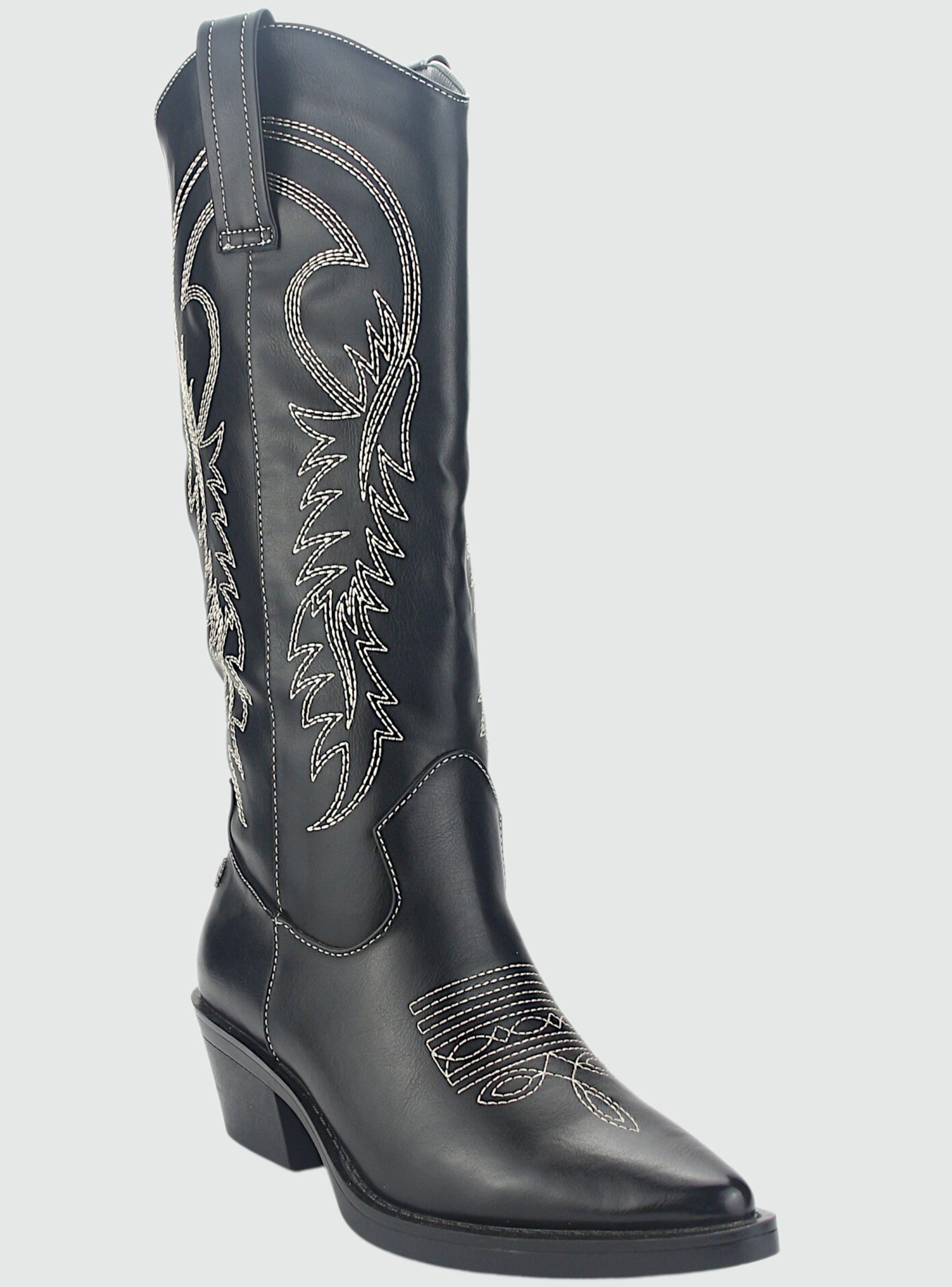 Bota Chalada Mujer West-20 Negro Casual-2