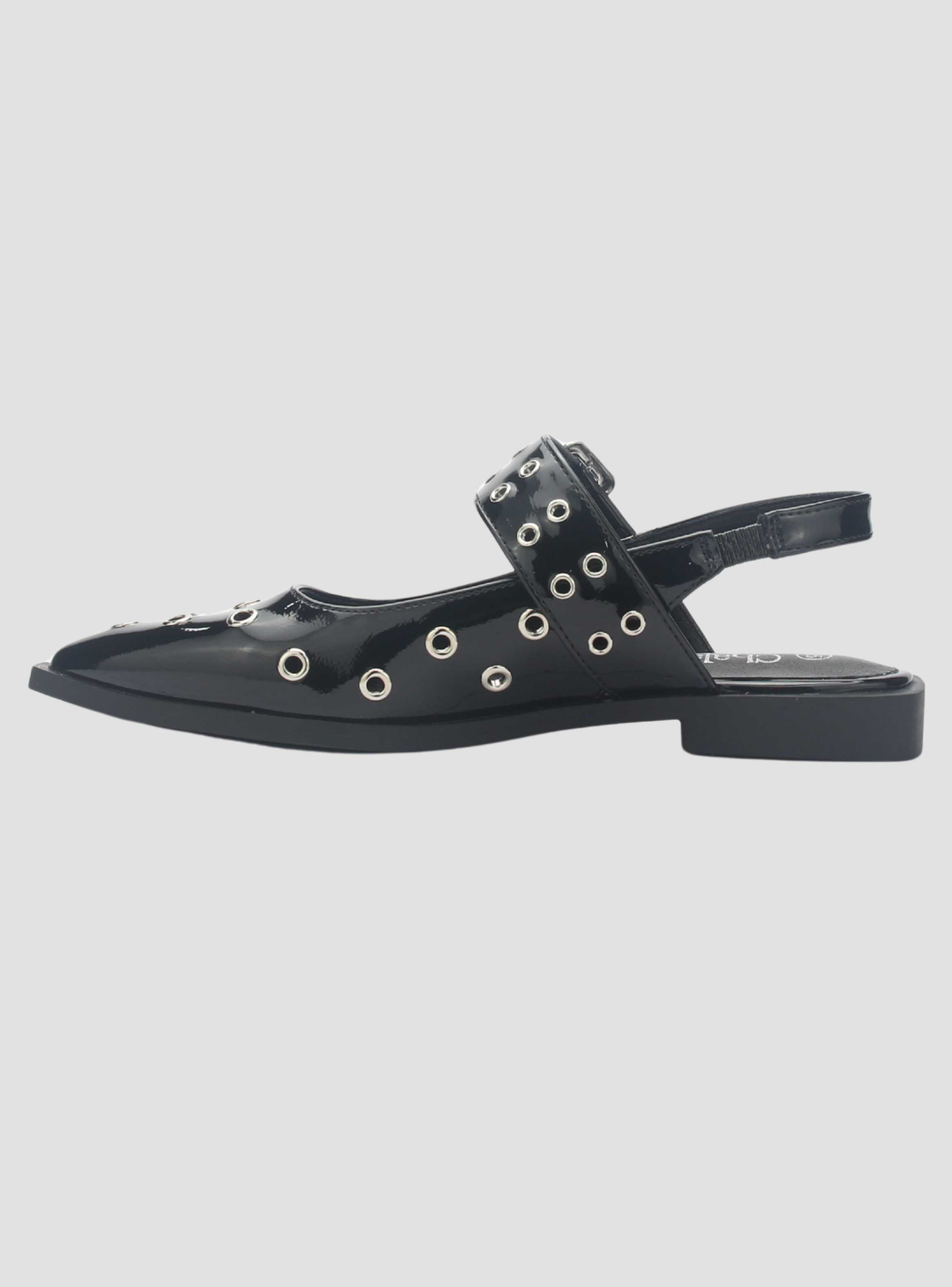 Ballerina Mujer Chalada Slik-20 Negro Casual-1