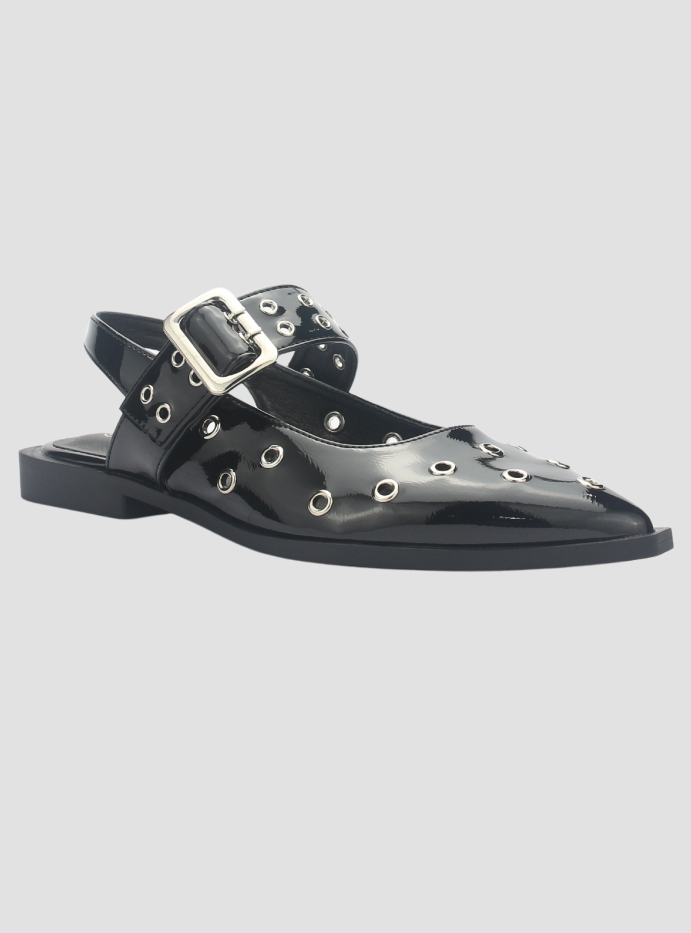 Ballerina Mujer Chalada Slik-20 Negro Casual-2