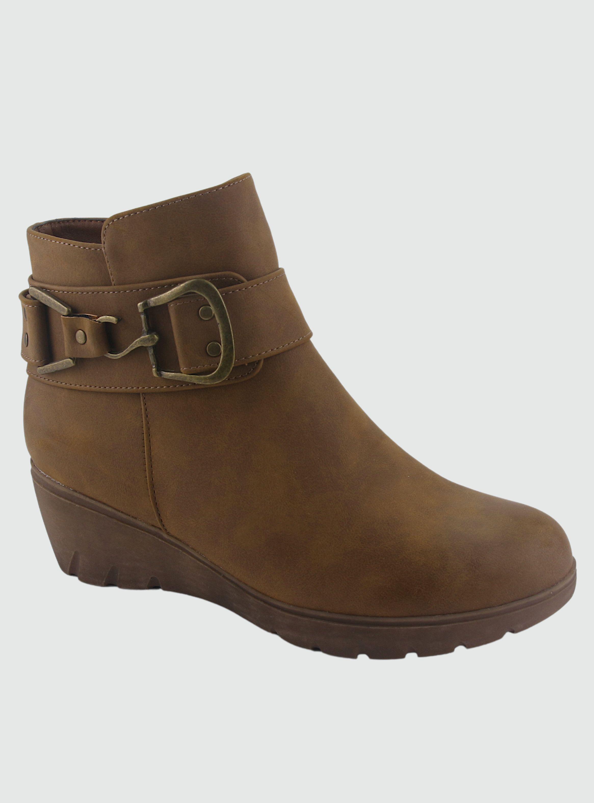 Botin Chalada Mujer Tanda-32 Tostado Casual-0