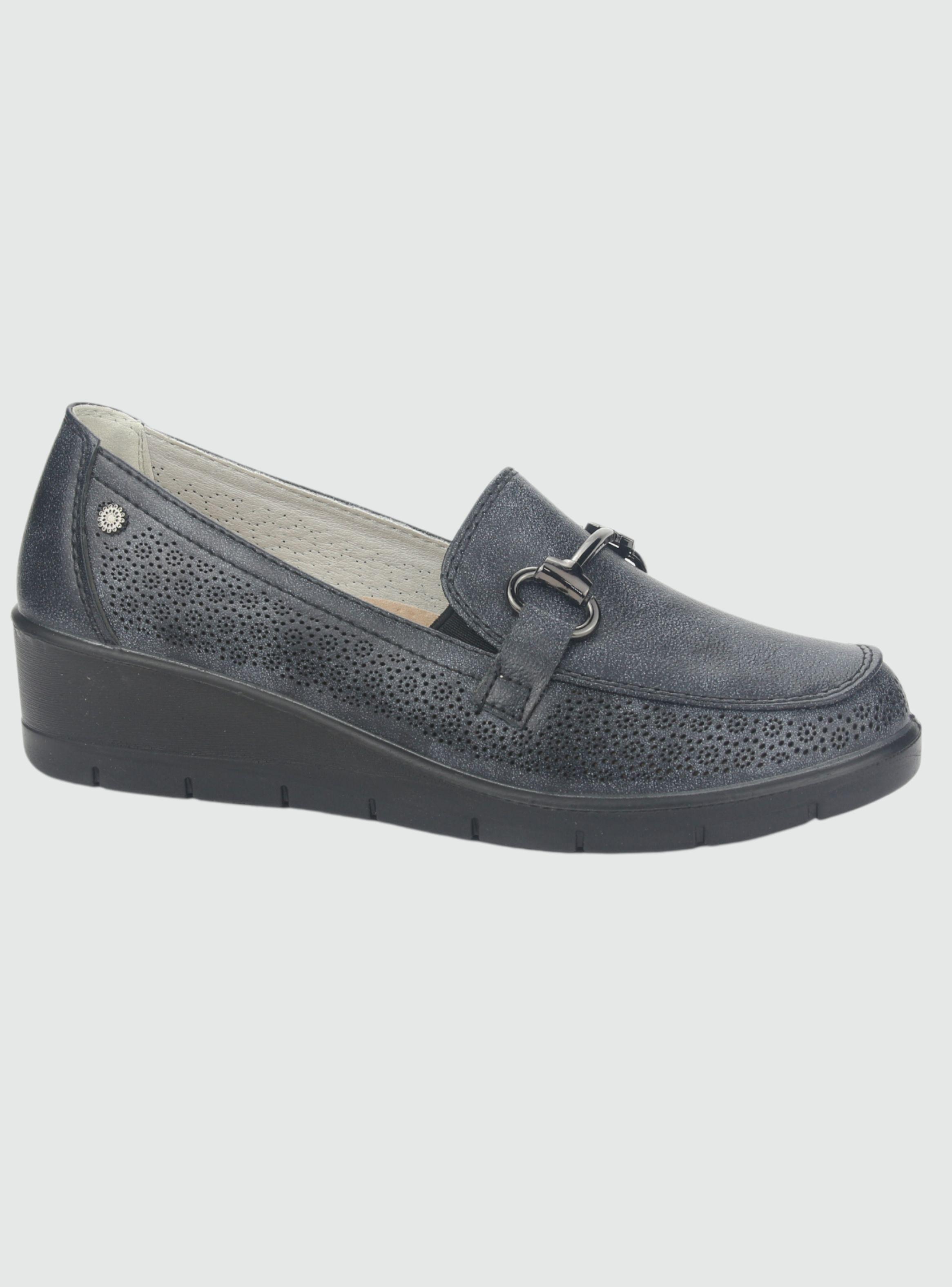 Mocasin Chalada Mujer Cona-2 Negro Casual-0