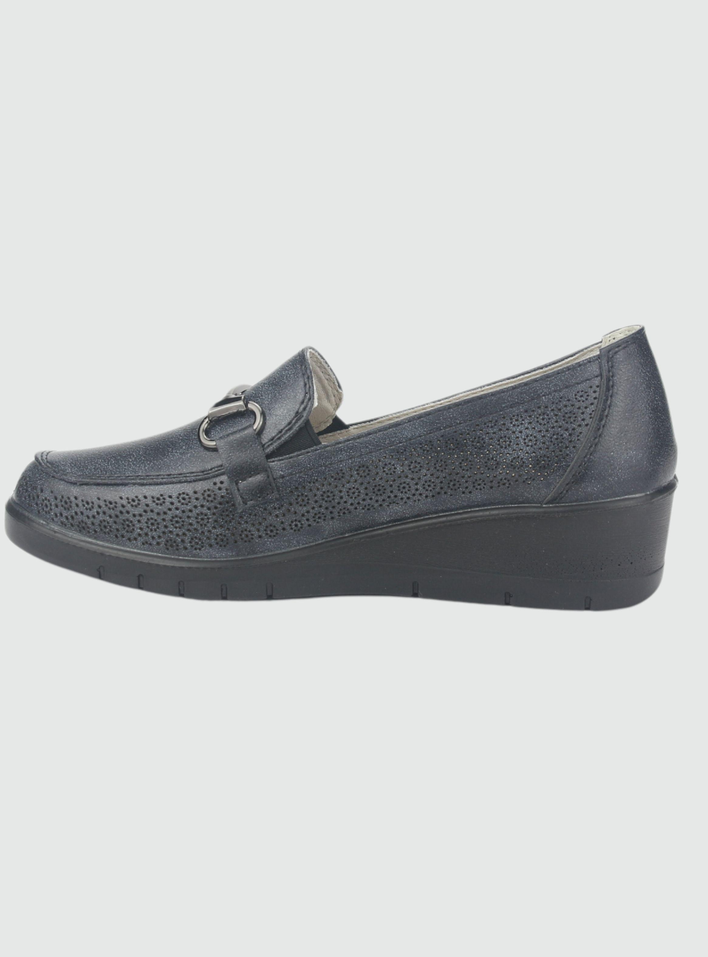 Mocasin Chalada Mujer Cona-2 Negro Casual-1
