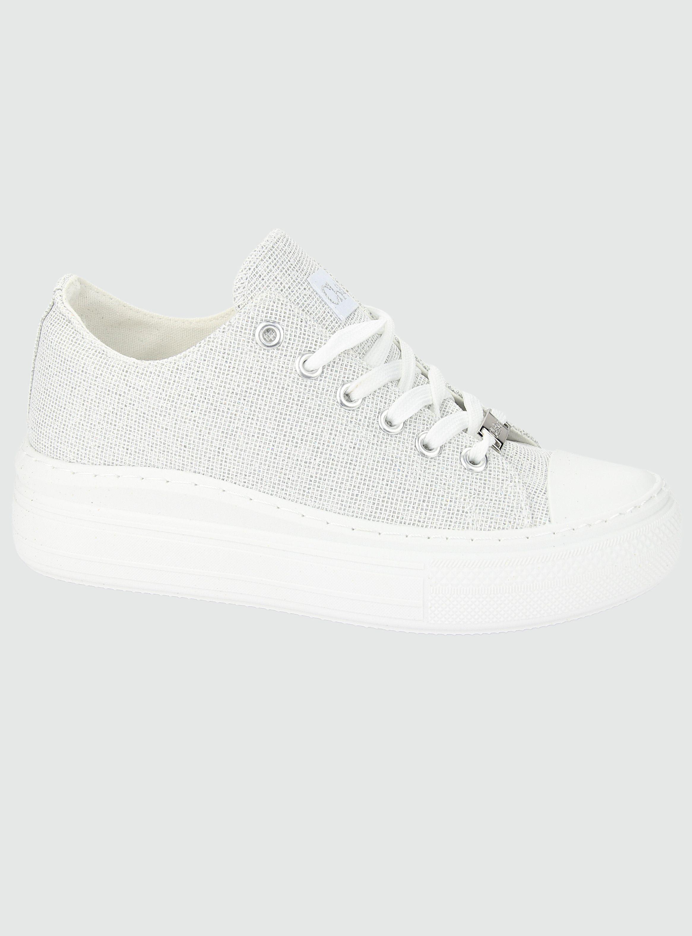 Zapatilla Chalada Mujer Clu-11 Plateado Urbano-0