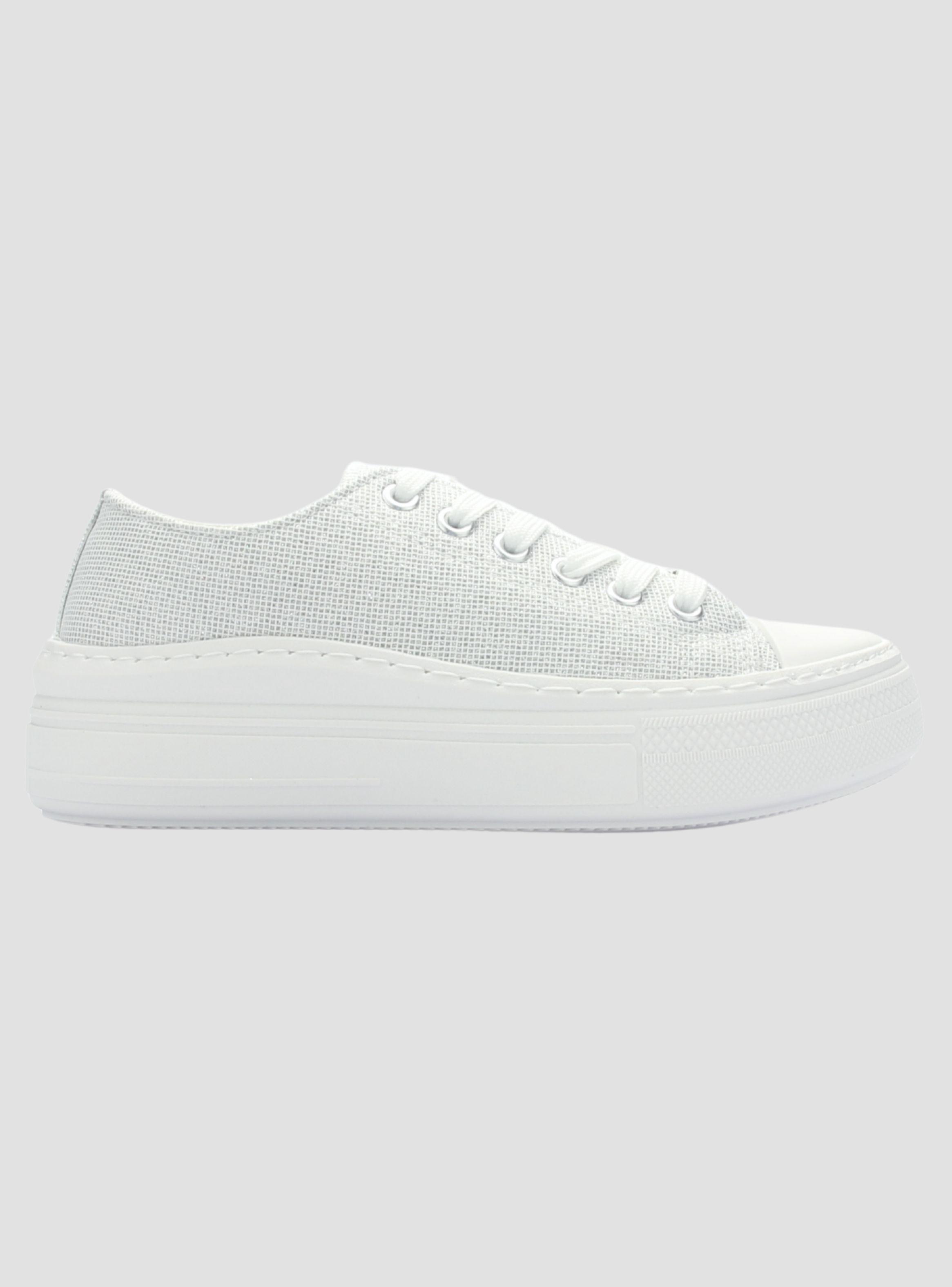 Zapatilla Chalada Mujer Clu-11 Plateado Urbano-0