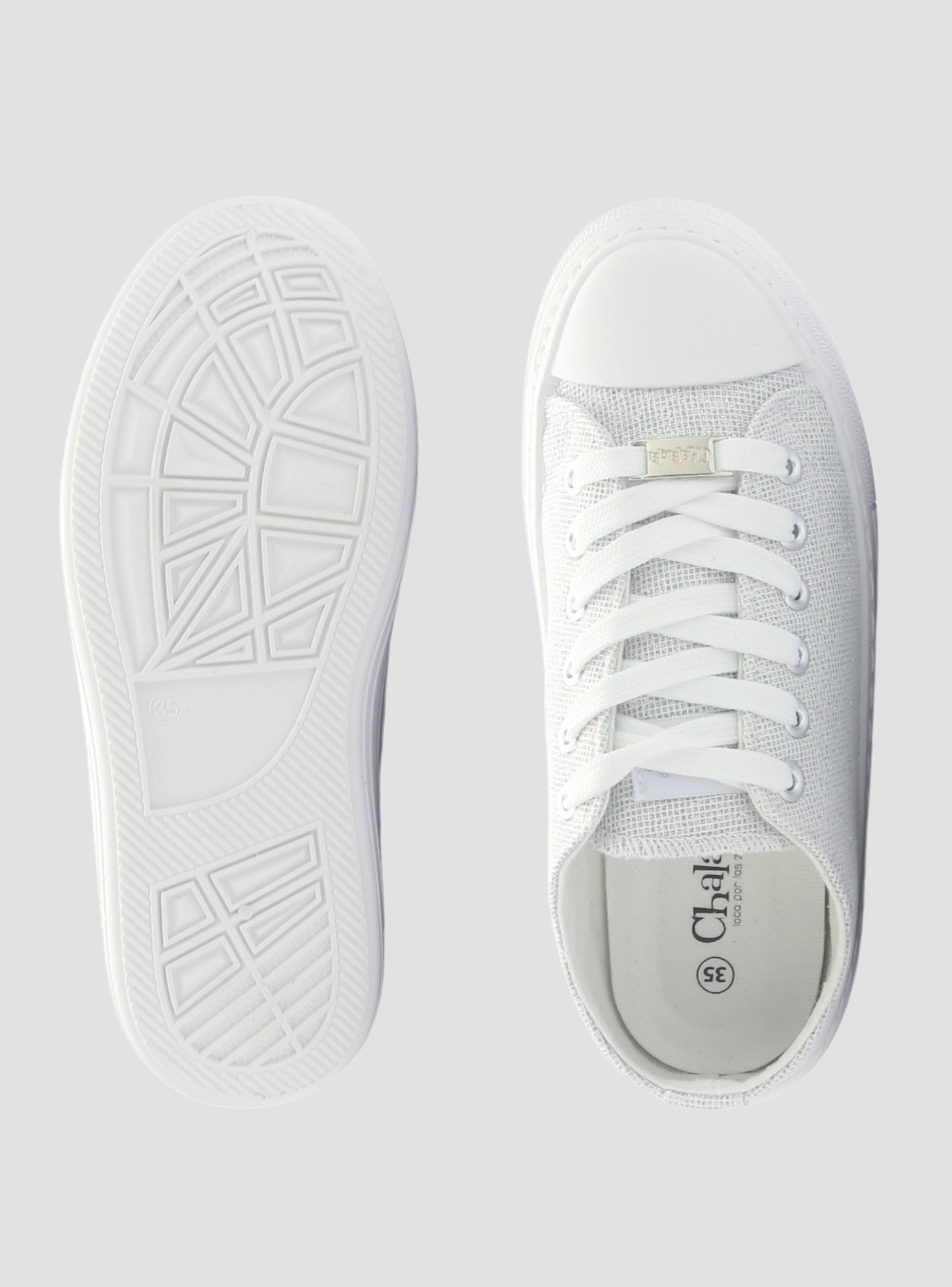 Zapatilla Chalada Mujer Clu-11 Plateado Urbano-6