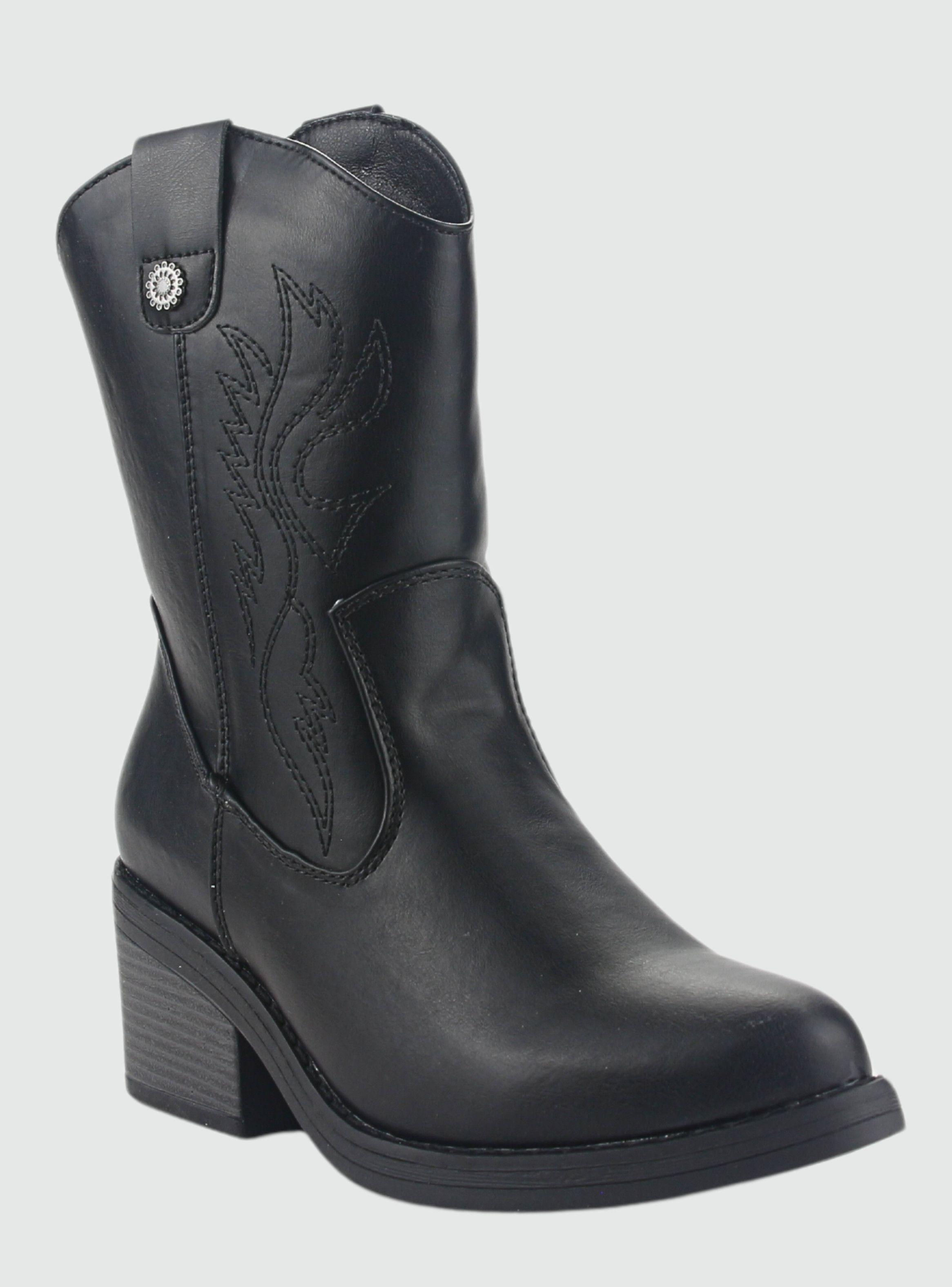 Botin Chalada Mujer Camp-44 Negro Casual-2
