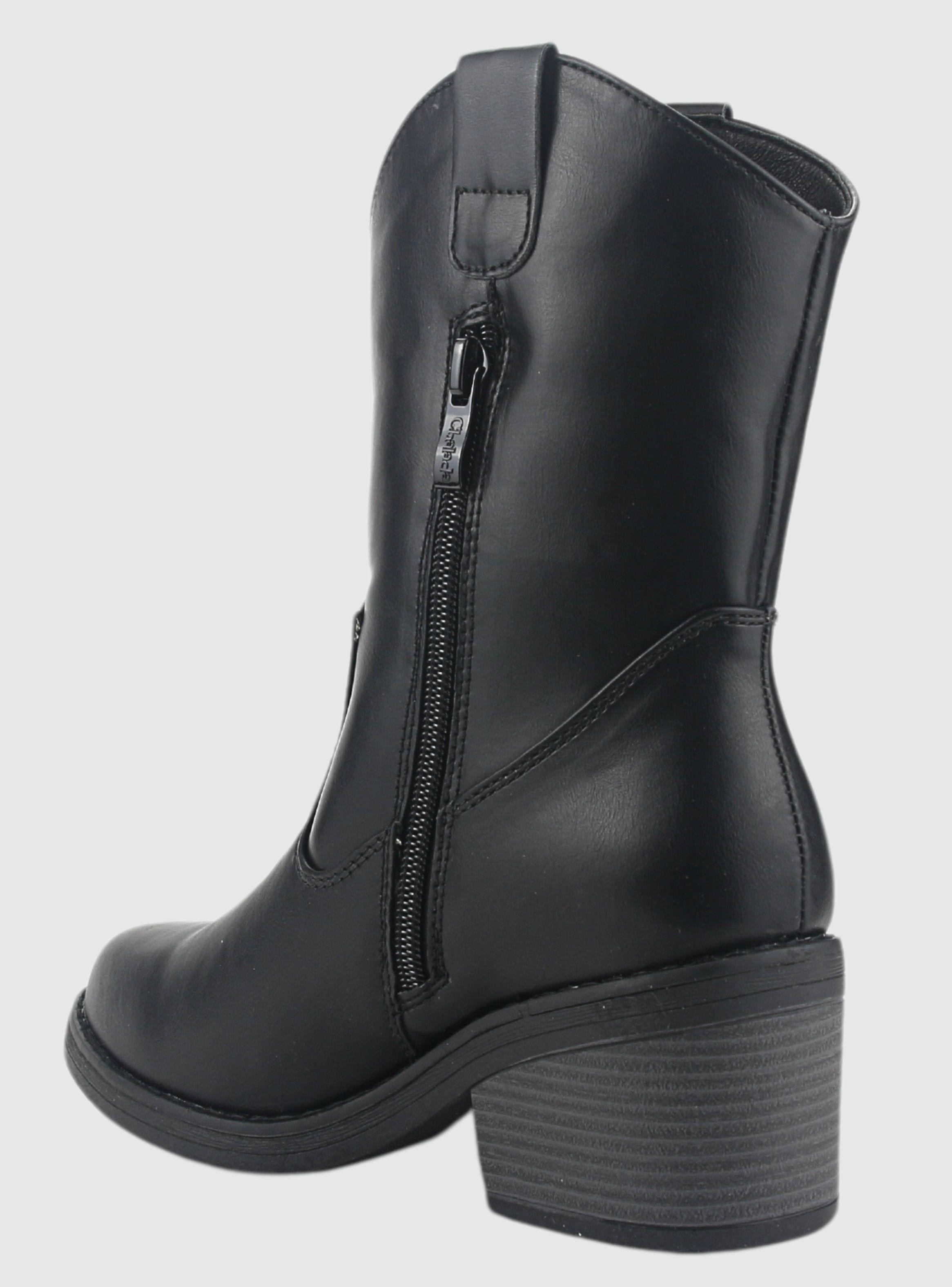 Botin Chalada Mujer Camp-44 Negro Casual-3