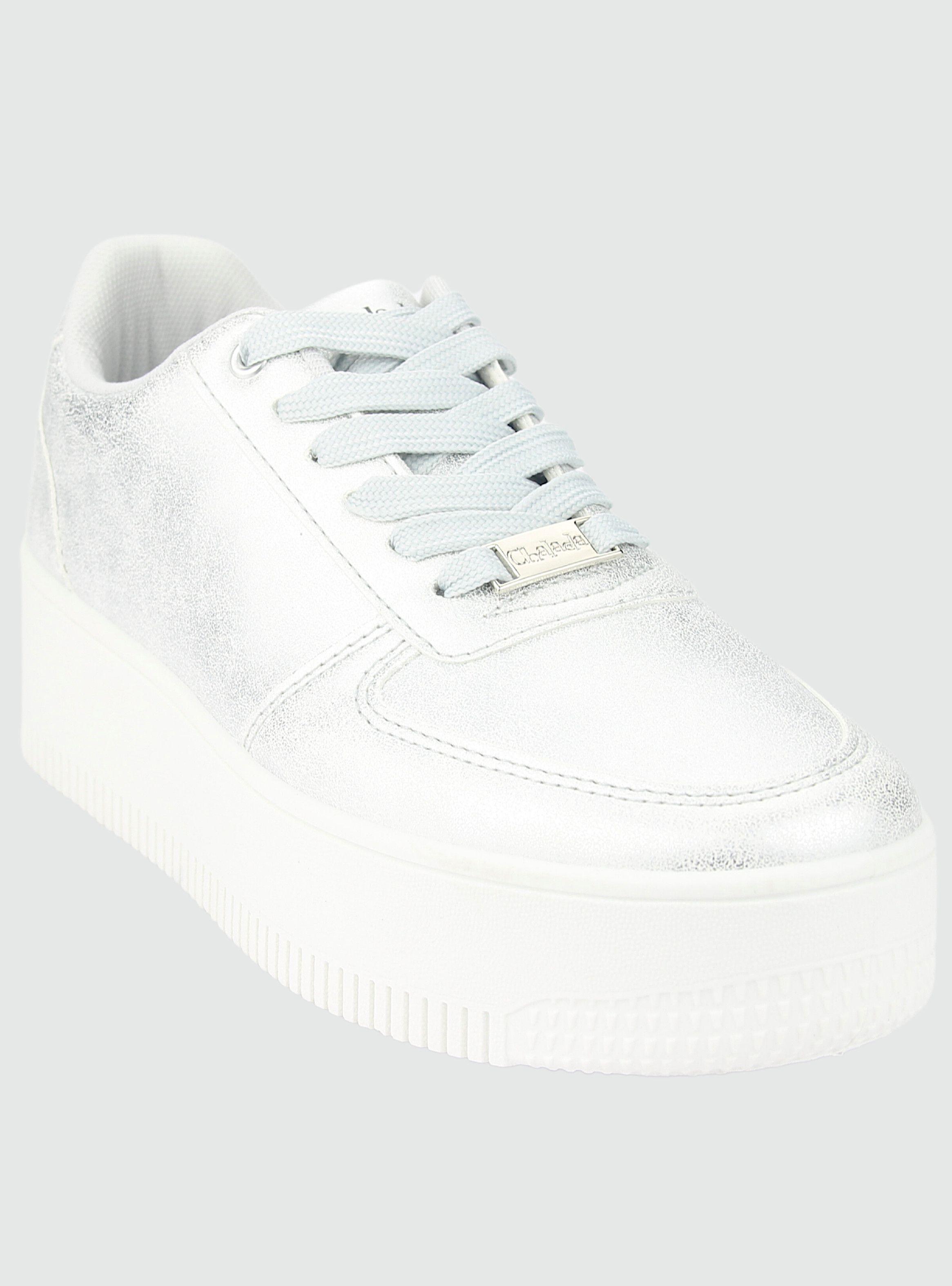 Zapatilla Chalada Mujer Metta-12 Plateado Urbano-2