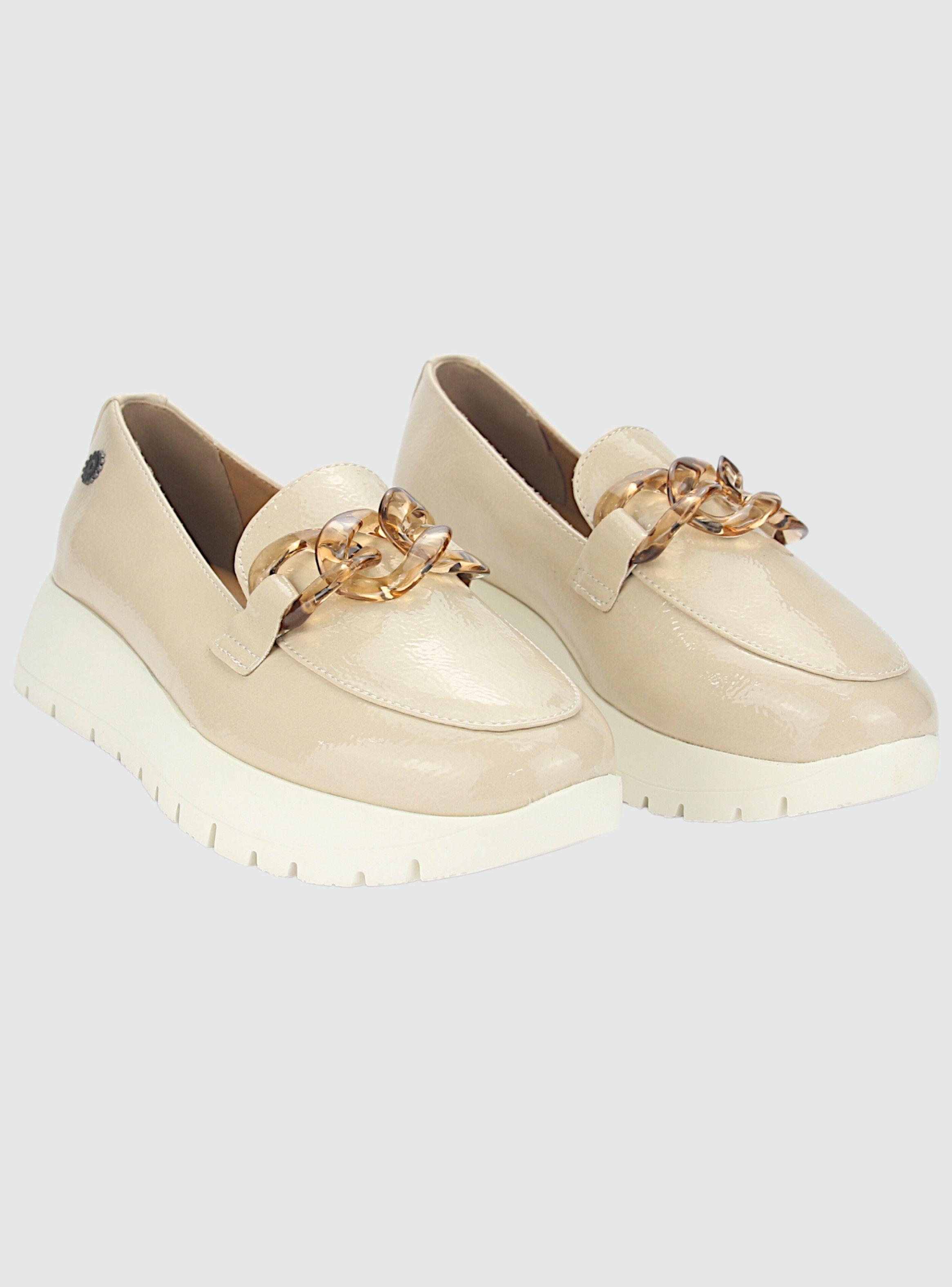 Mocasin Chalada Mujer Wonder-1 Beige Casual-4