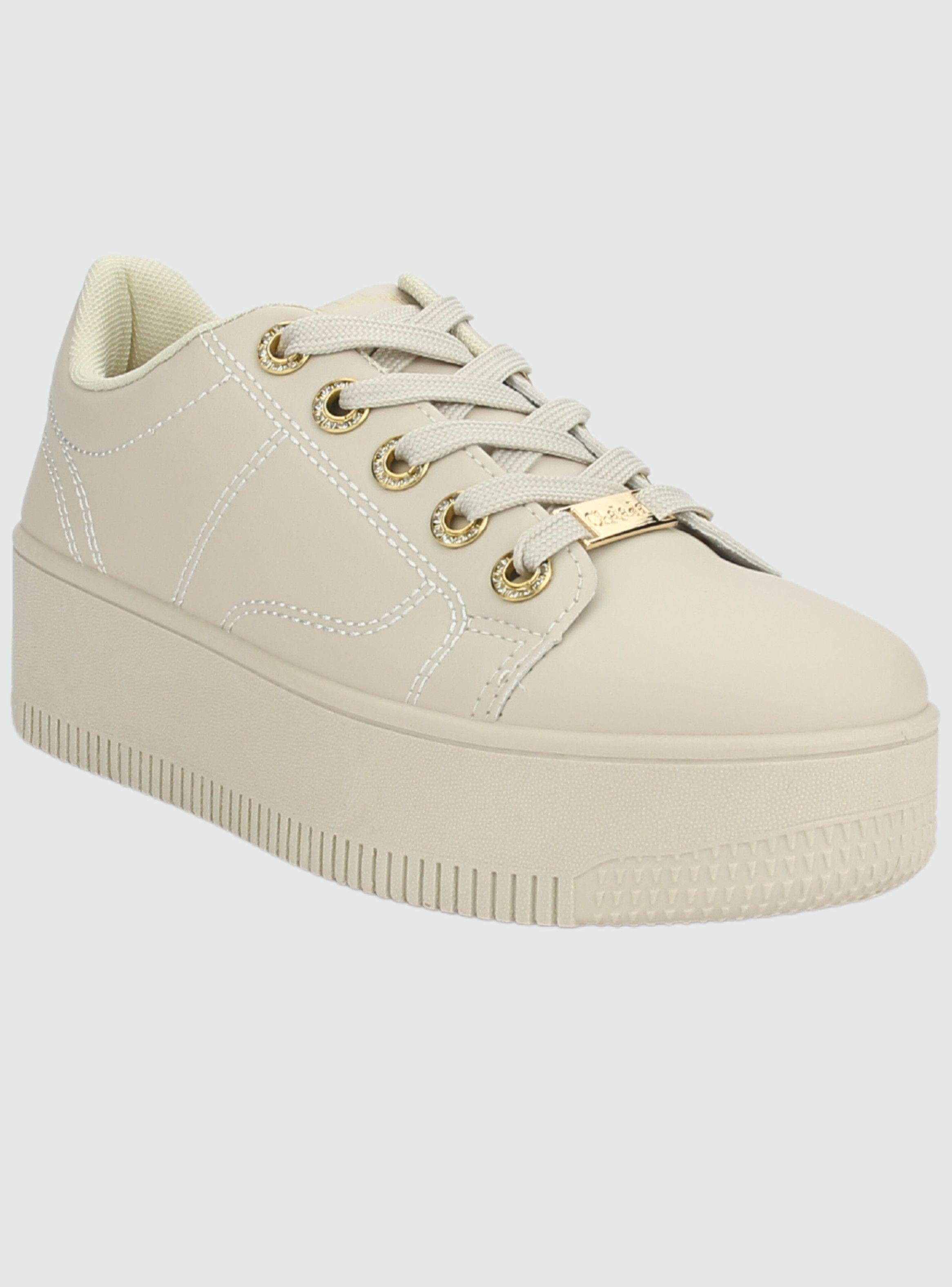 Zapatilla Chalada Mujer Metta-15 Beige Urbano-2