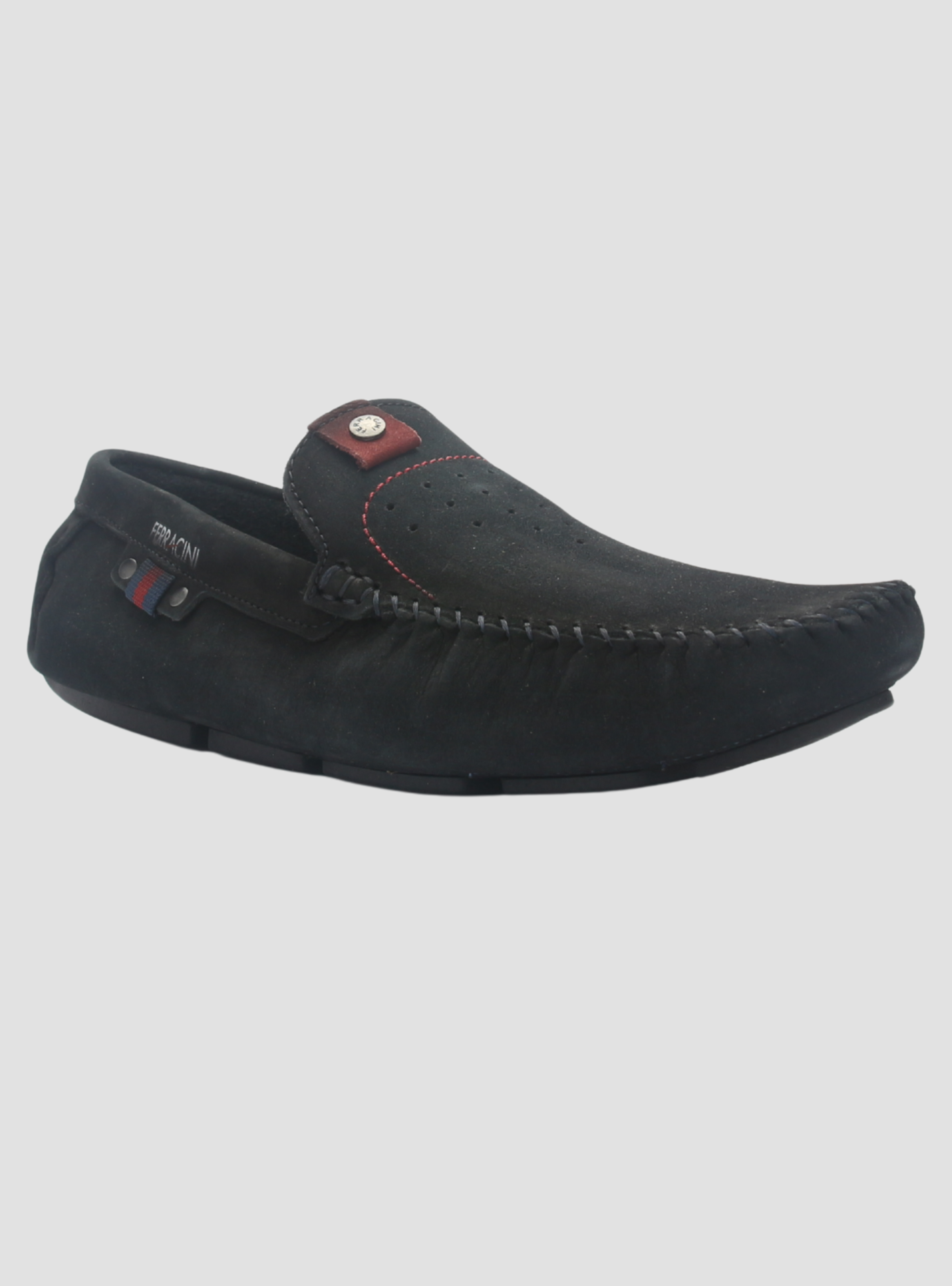 Mocasin Ferracini Hombre 2774 Mali Azul Marino Casual-2
