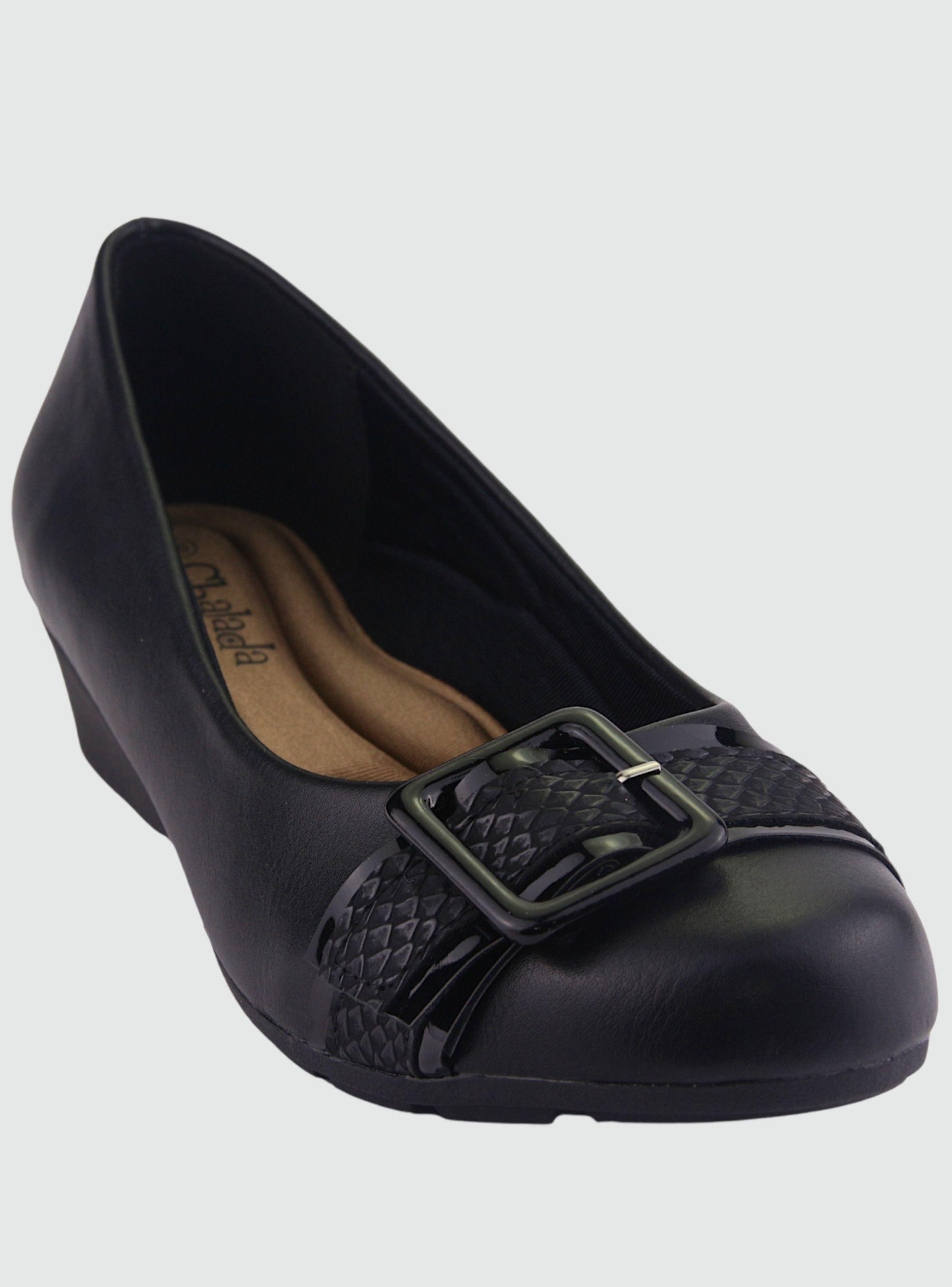 Zapato Chalada Mujer Flexi-31 Negro Casual-2