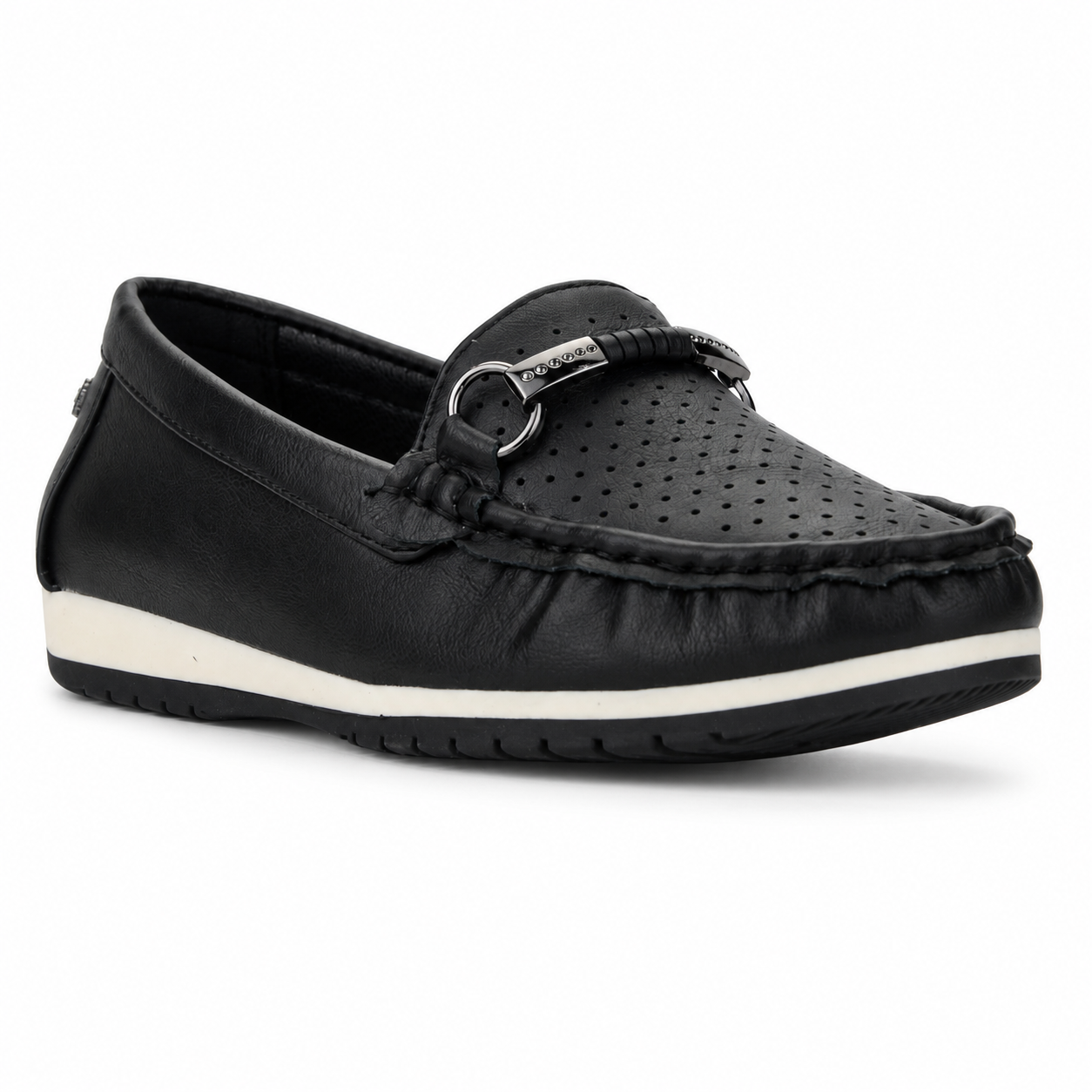 Mocasin Negro Mujer Casual Chalada Duna-2