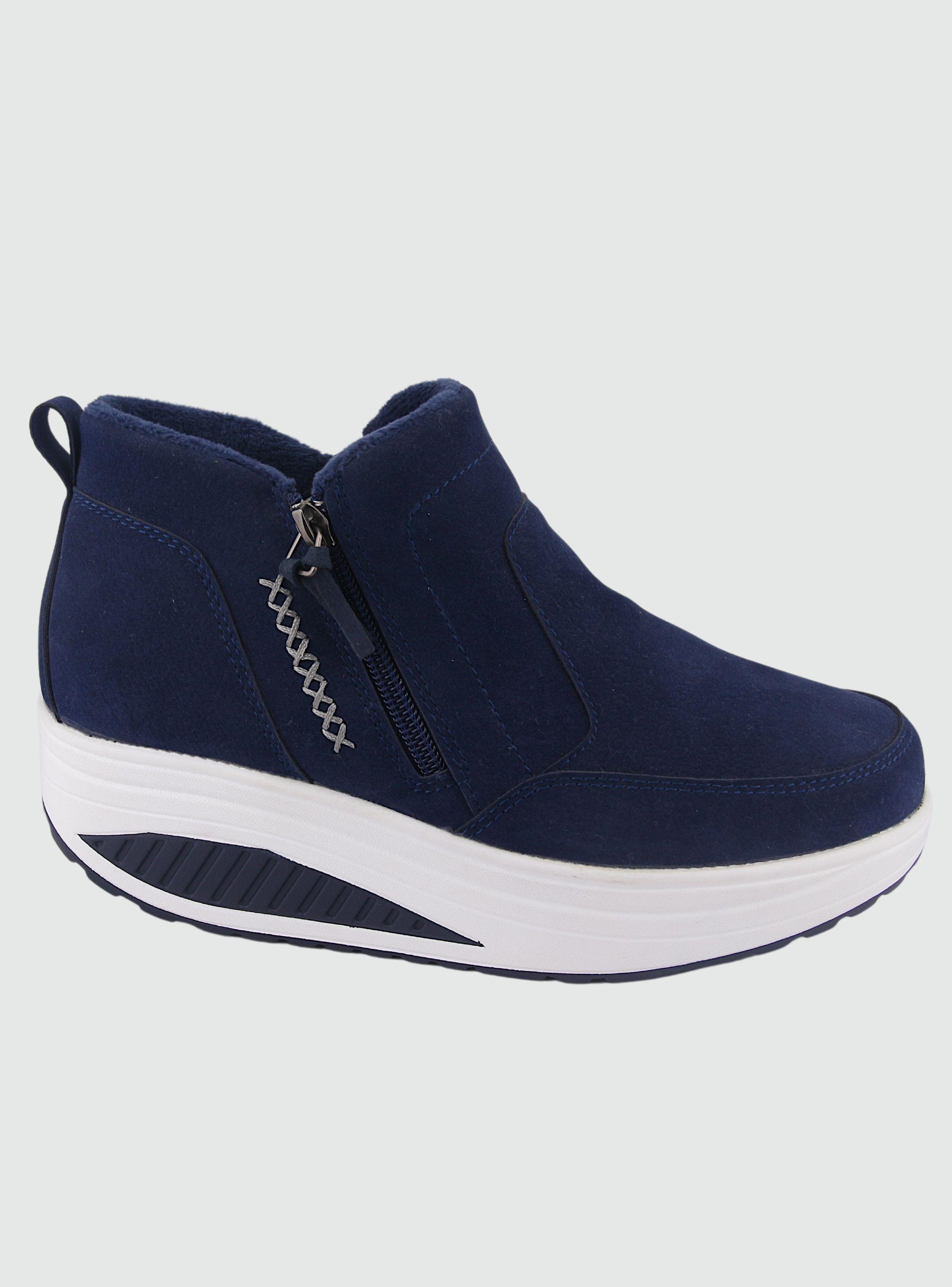 Botin Funway Mujer Tija-32 Azul Marino Casual-0