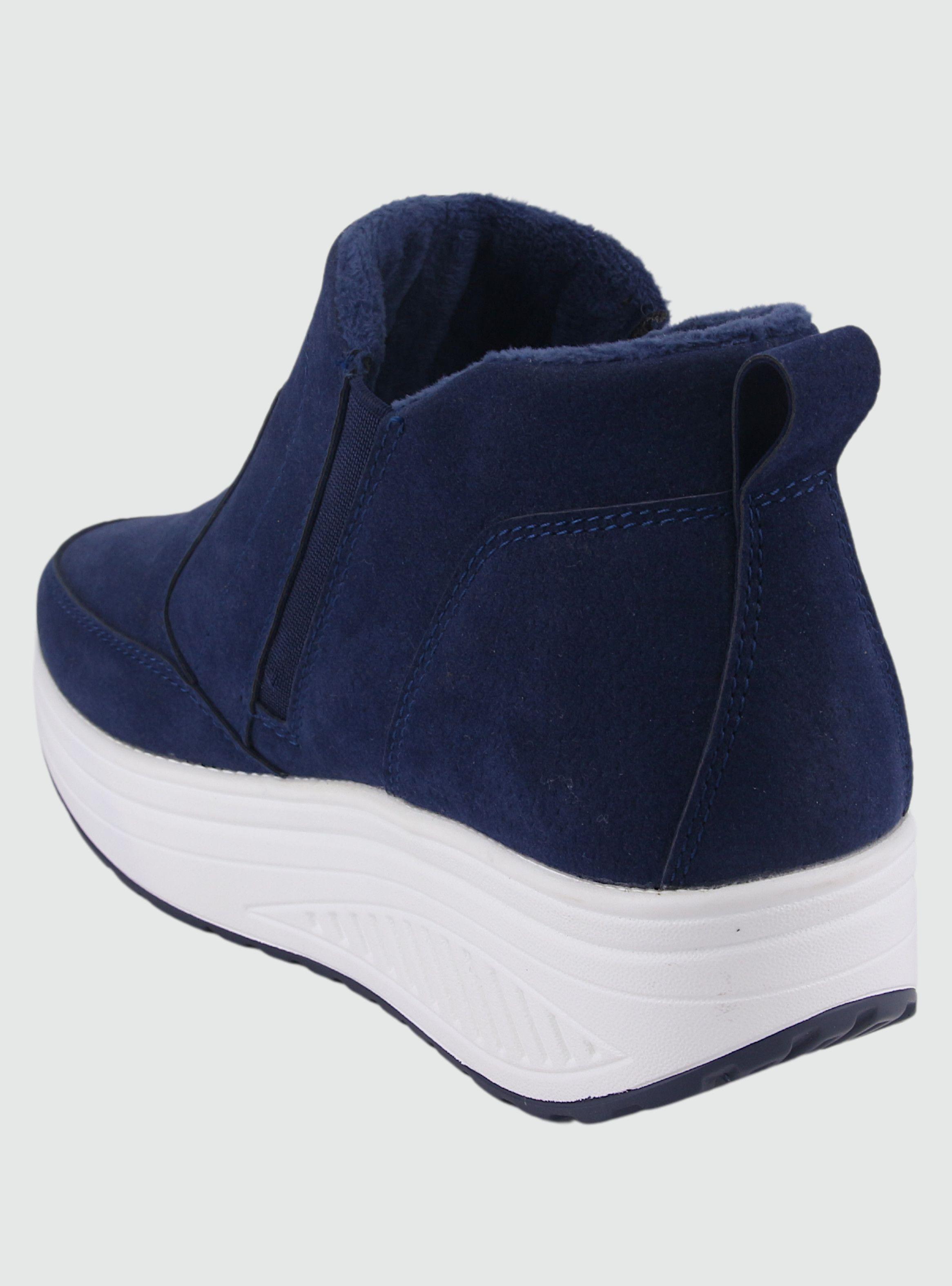 Botin Funway Mujer Tija-32 Azul Marino Casual-3