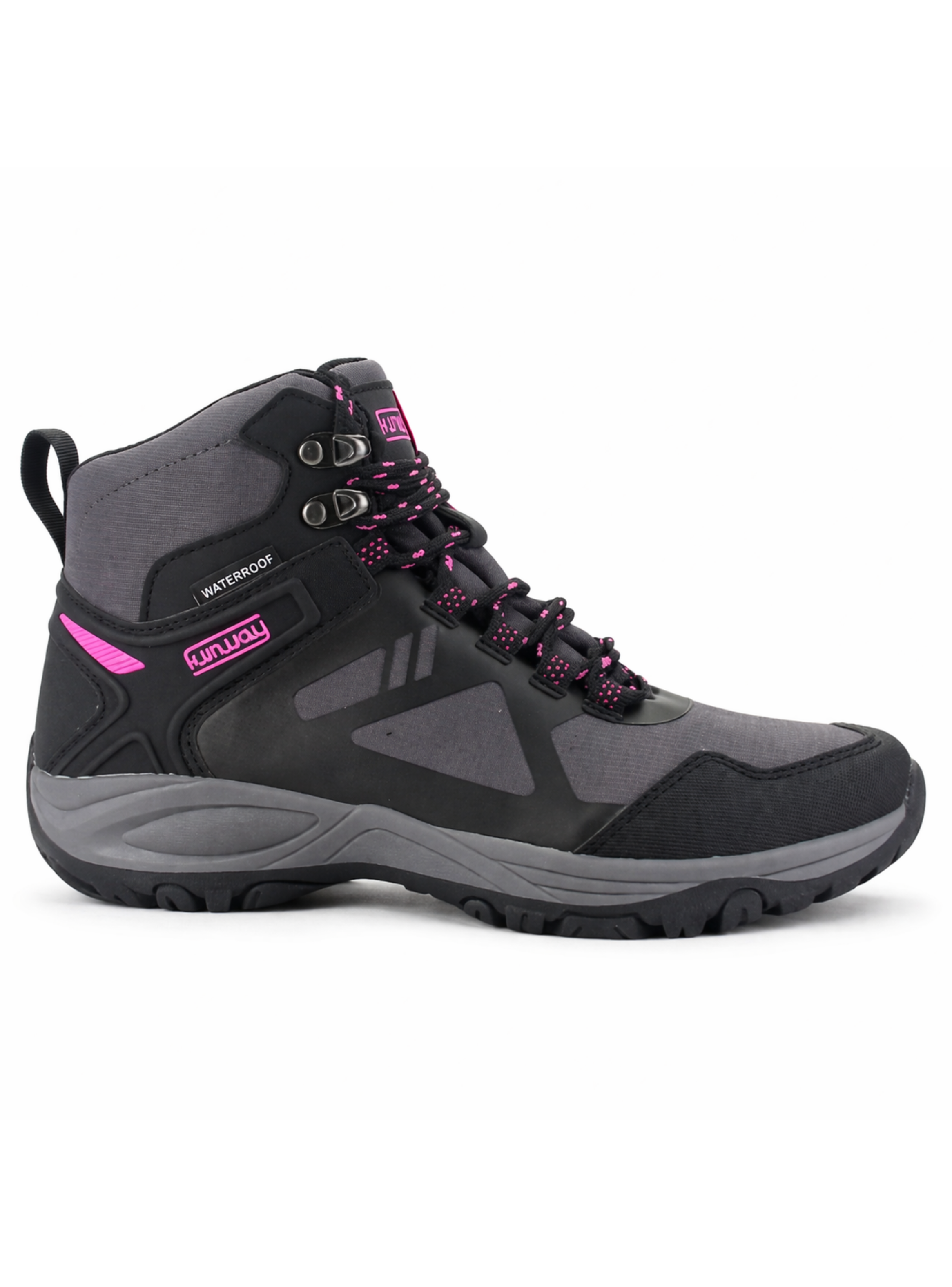 Botin Outdoor Negro Mujer Casual Funway Rain-0