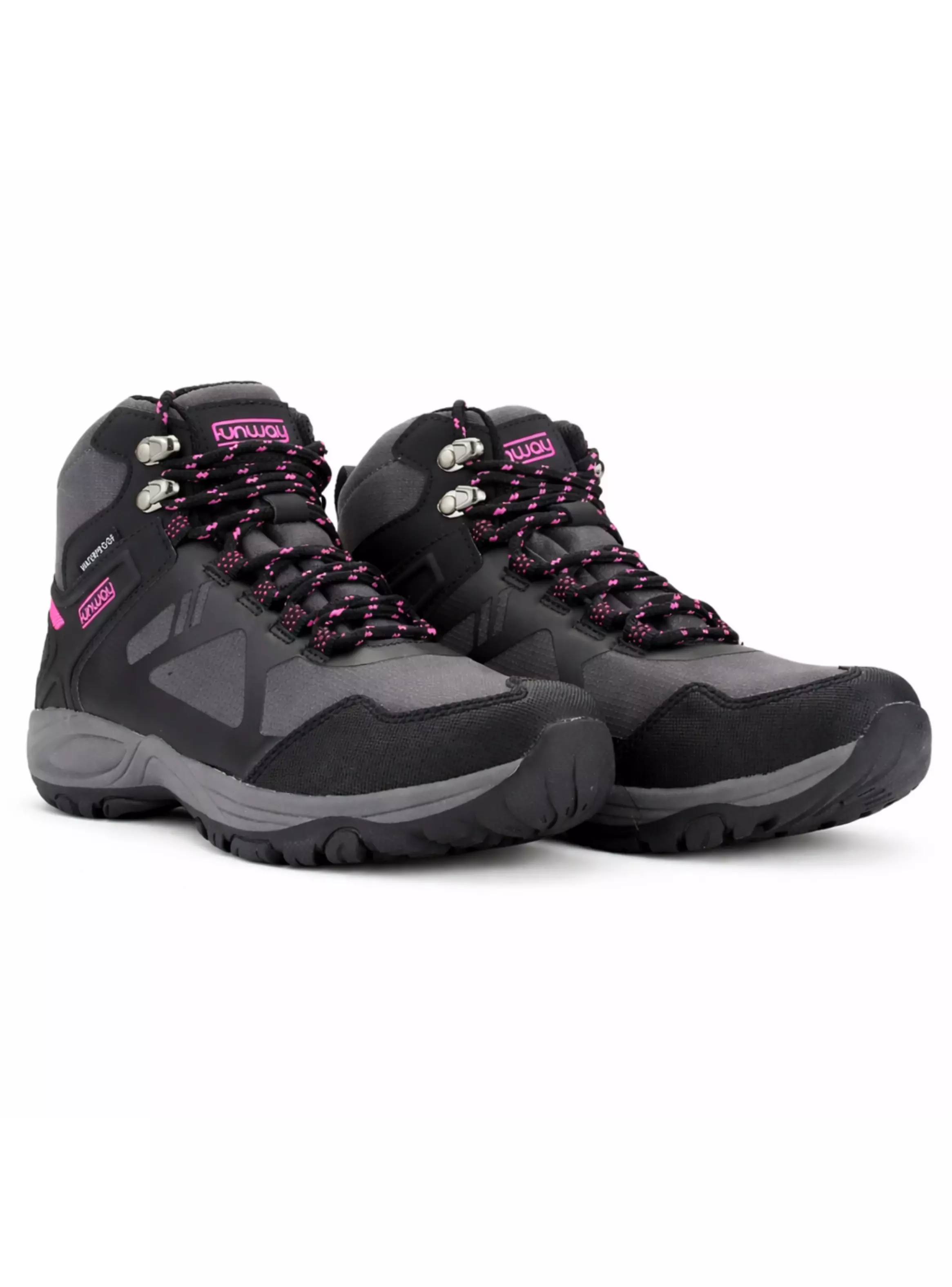 Botin Outdoor Negro Mujer Casual Funway Rain-4