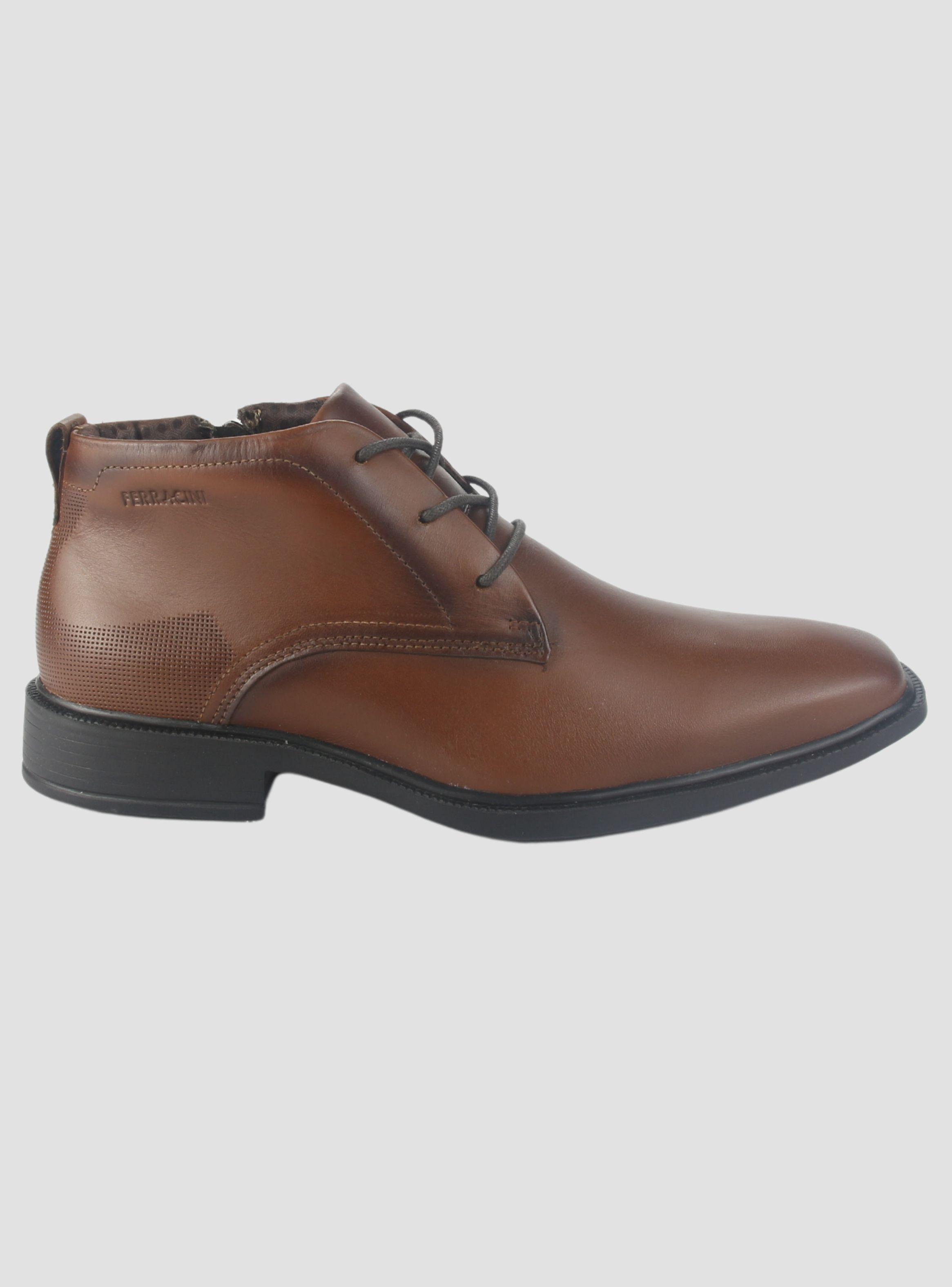 Botin Ferracini Hombre 6867 Paris Café Casual-0