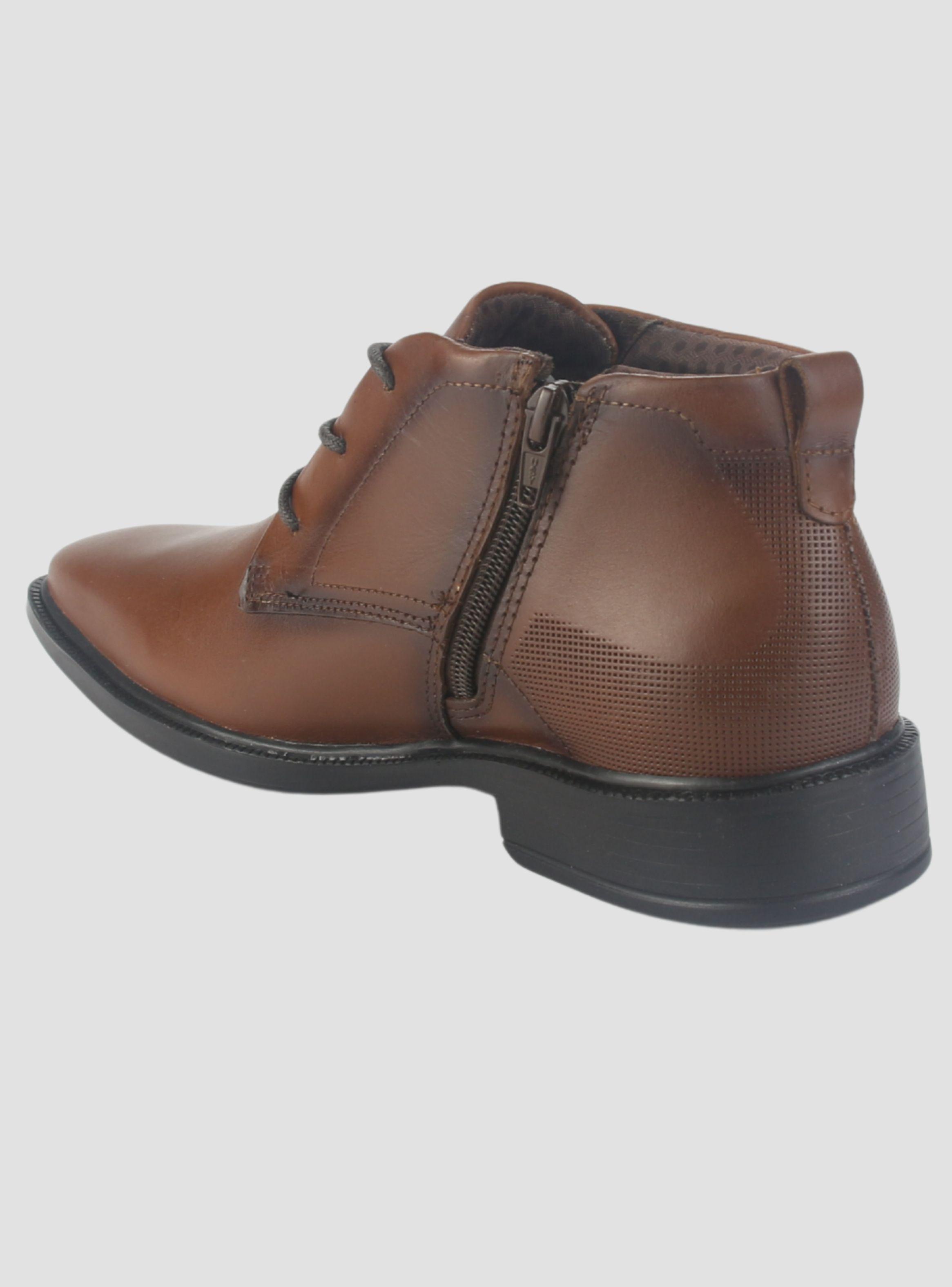 Botin Ferracini Hombre 6867 Paris Café Casual-3