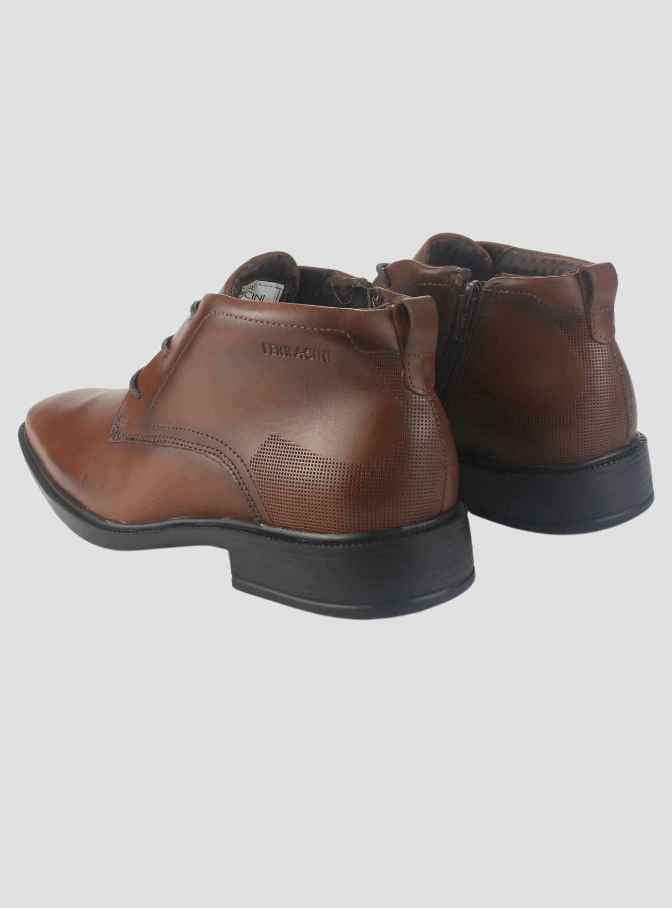 Botin Ferracini Hombre 6867 Paris Café Casual-5