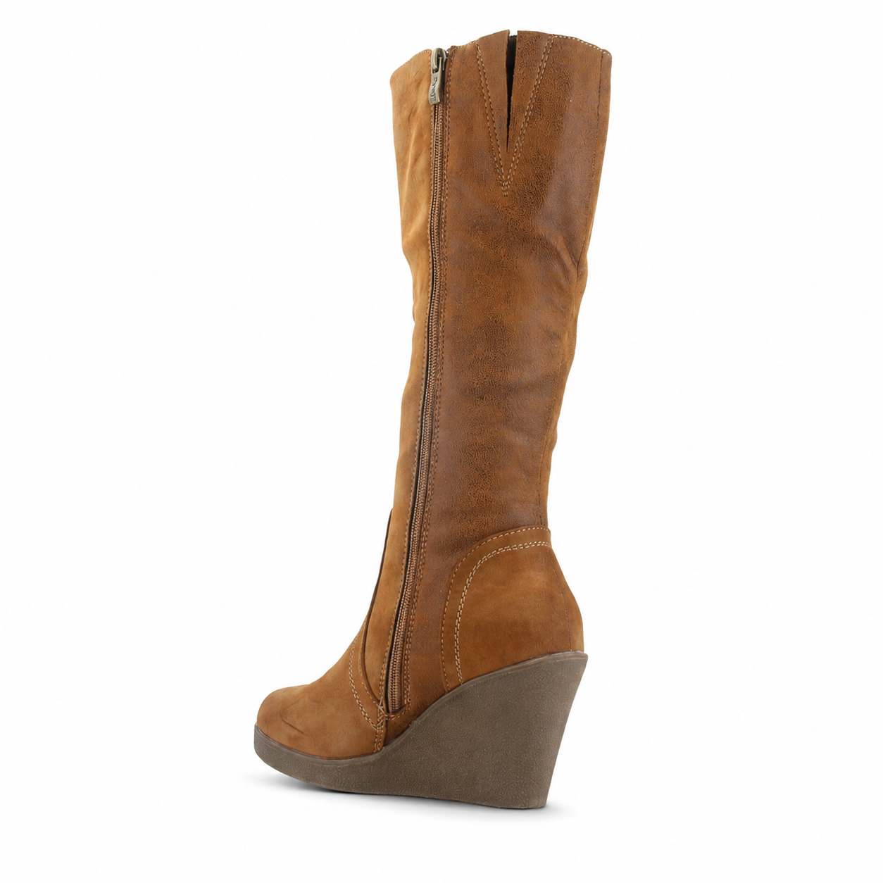 Bota Chalada Mujer Wedge-40 Camel Casual-3