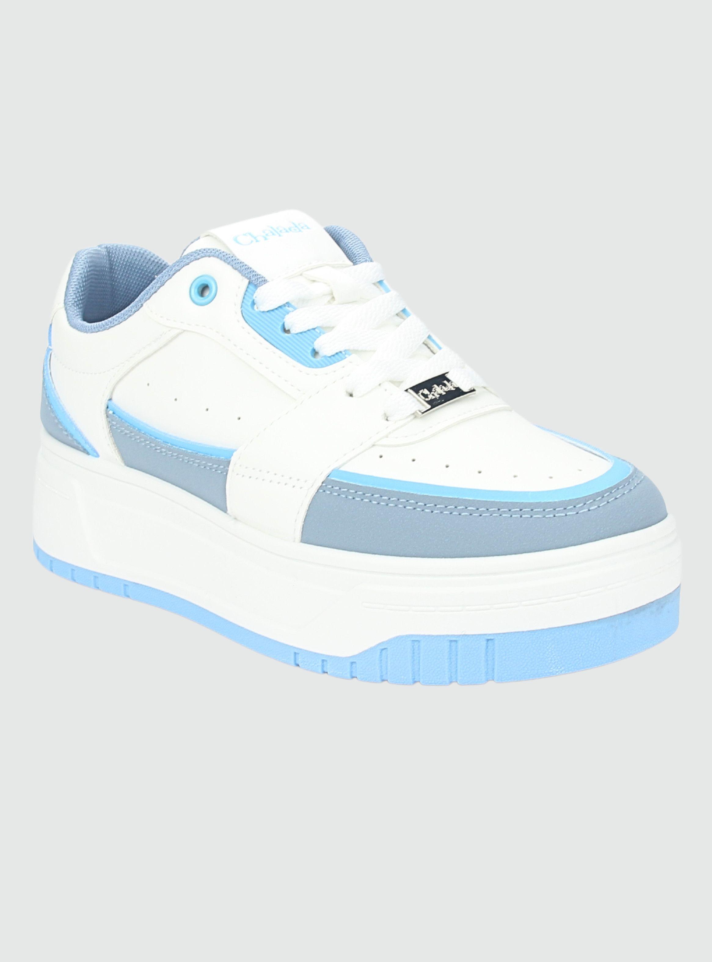 Zapatilla Chalada Mujer Trex-1 Blanco Azul Urbano-2