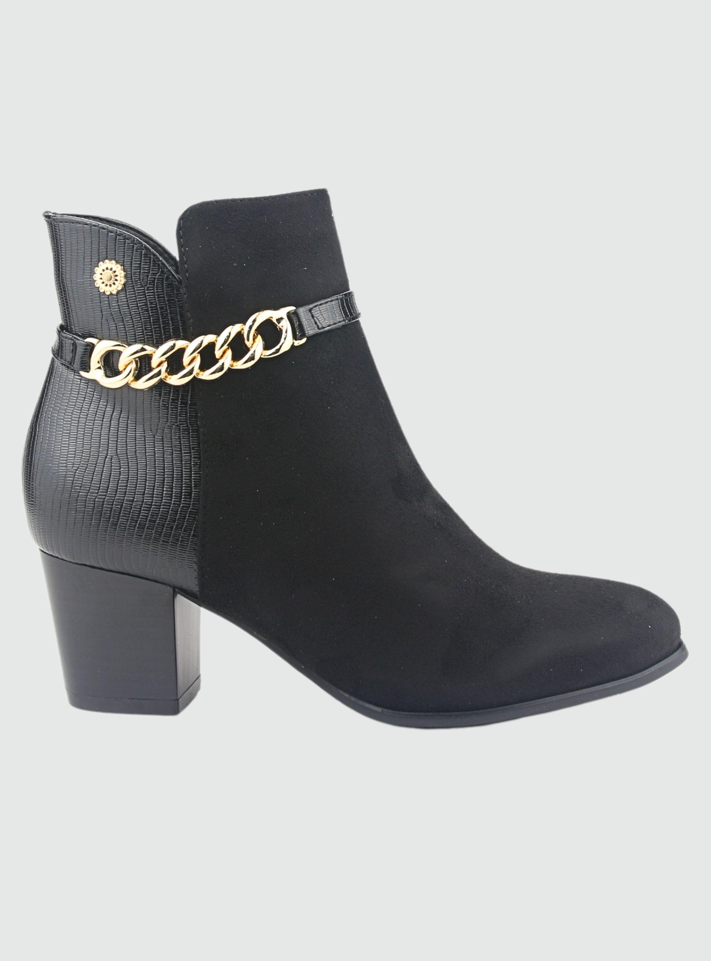 Botin Chalada Mujer Costa-1 Negro Casual-0