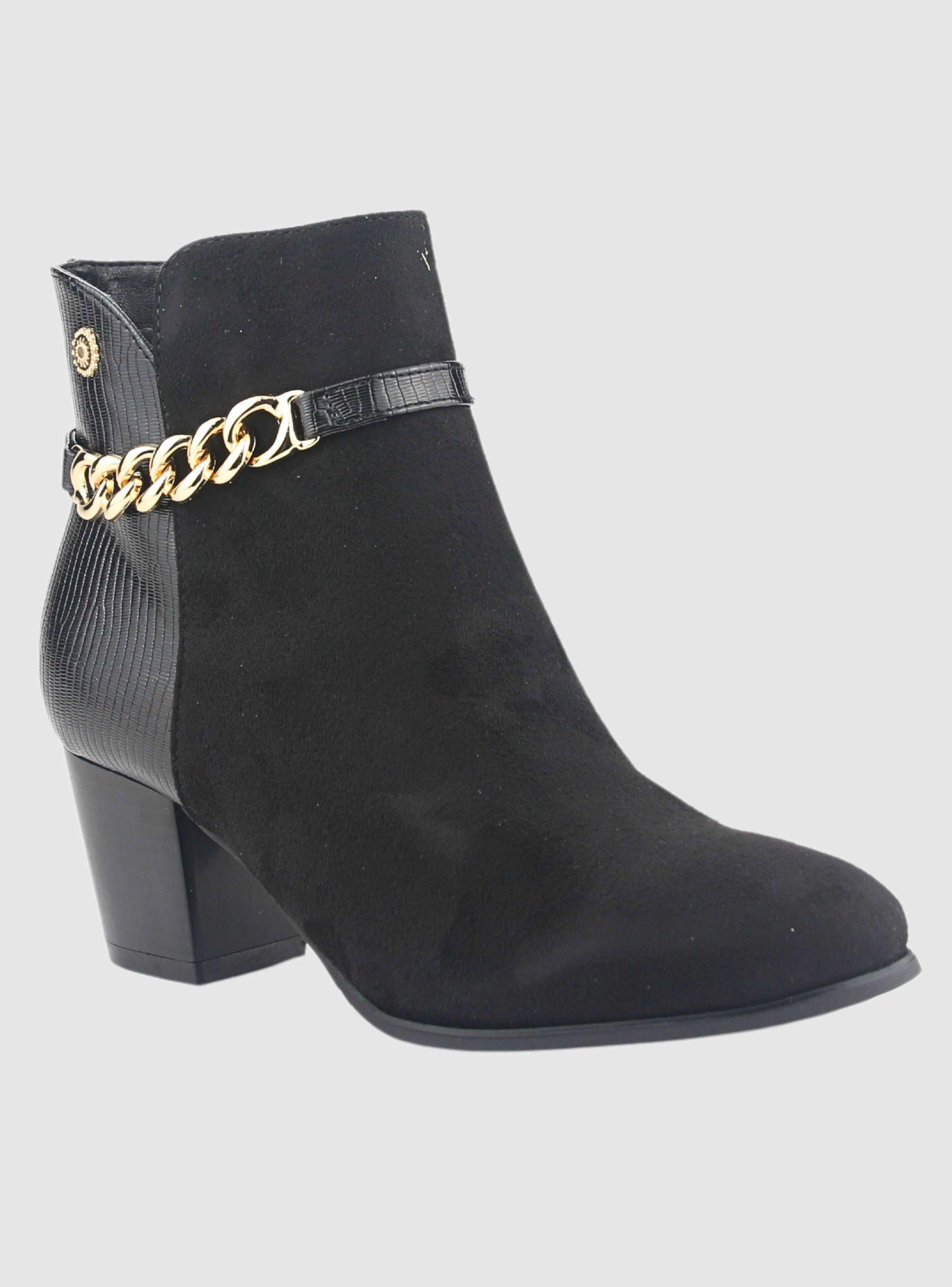 Botin Chalada Mujer Costa-1 Negro Casual-2