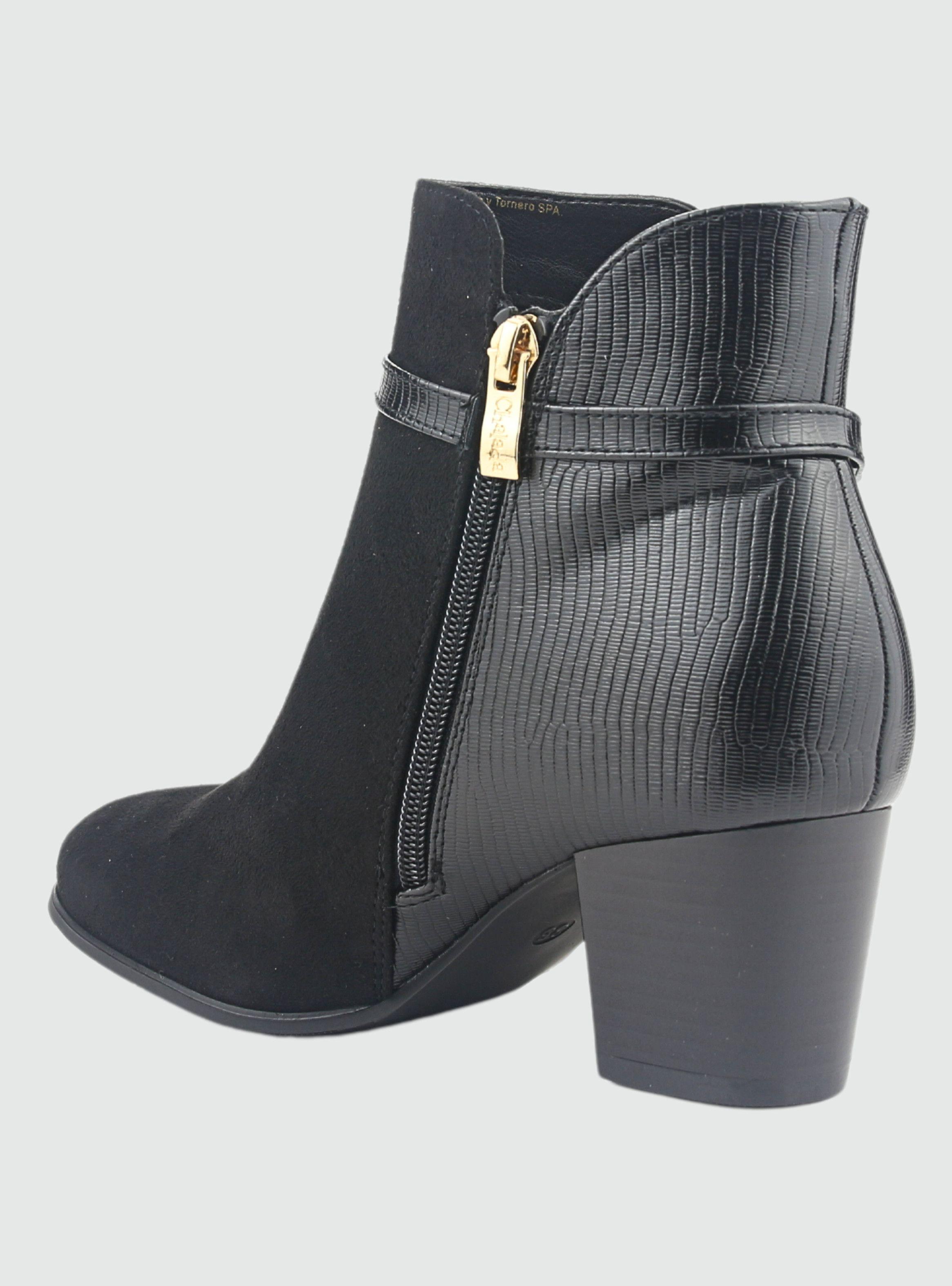 Botin Chalada Mujer Costa-1 Negro Casual-3