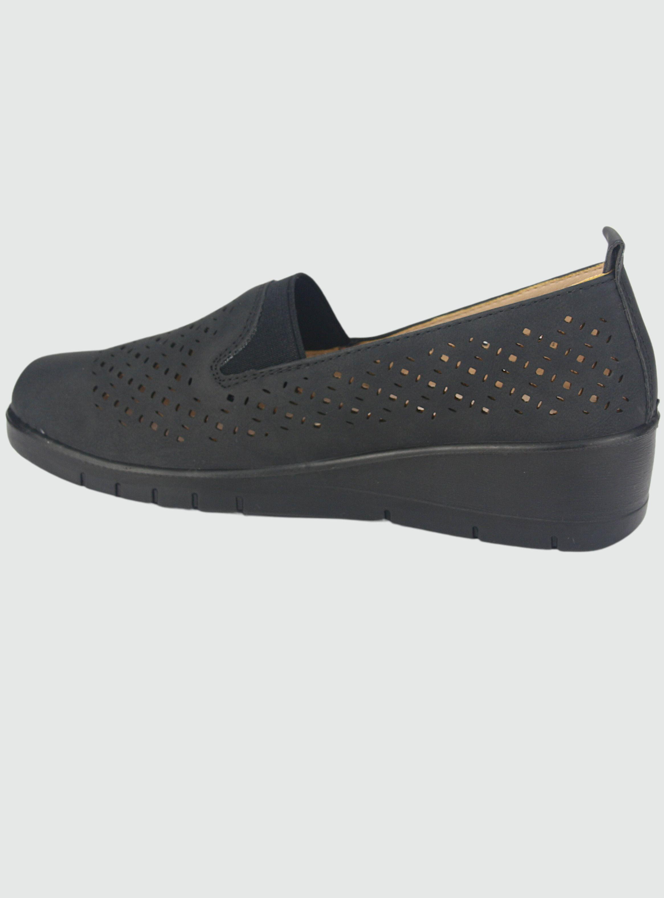 Mocasin Chalada Mujer Ditter-1 Negro Casual-1